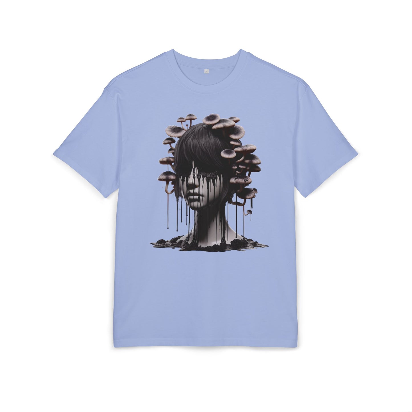 Mystical Mushroom Graphic Unisex Heavy Oversize Tee