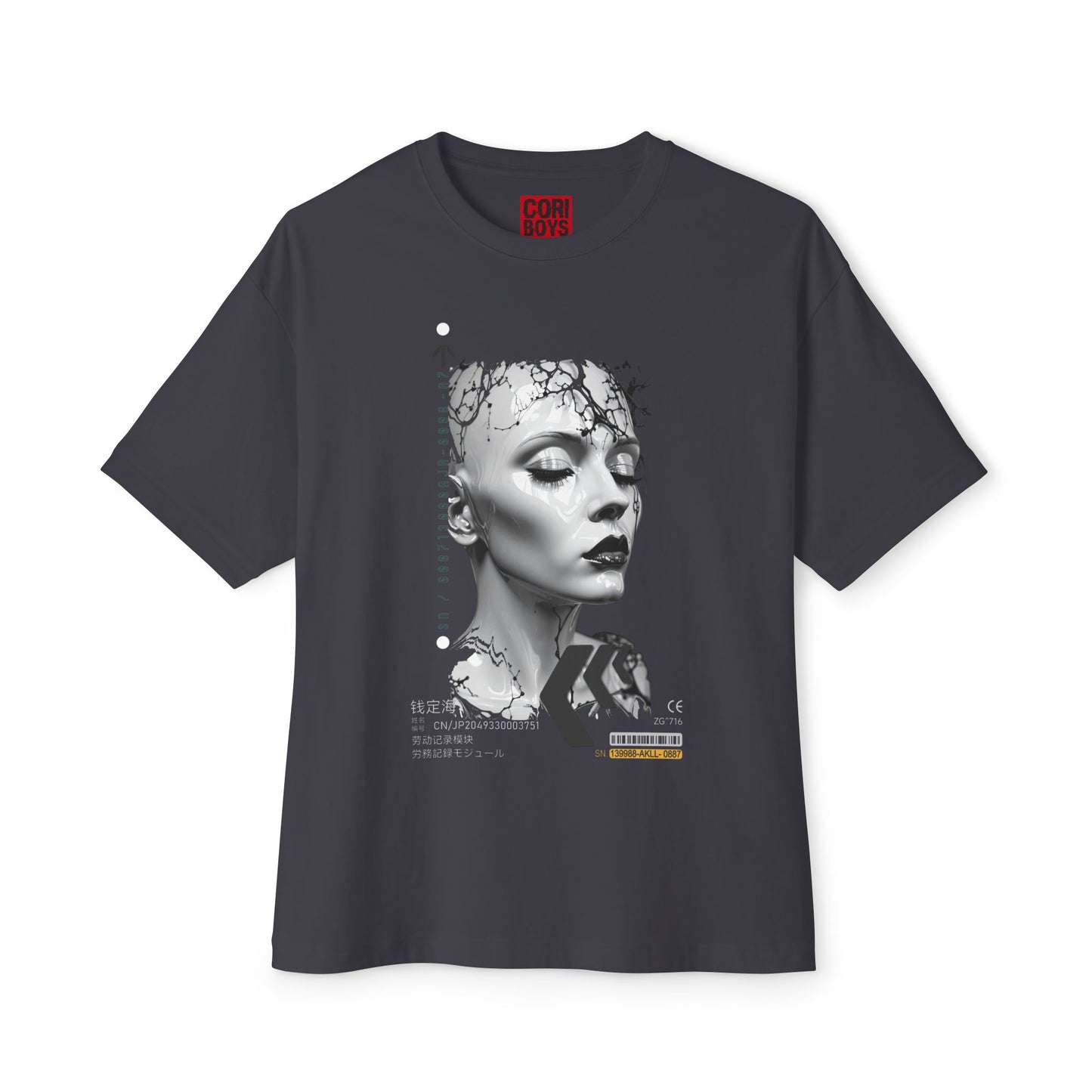 Chic Graphic Tee, Unisex Streetwear, Trendy Oversized Shirt, Modern Art T-Shirt, Casual Wear for Everyday Style