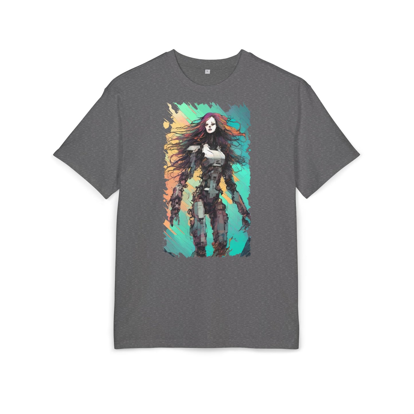 Artistic Graphic Tee, Casual Oversize Top, Unique T-Shirt Gift, Trendy Streetwear, Creative Fashion Statement
