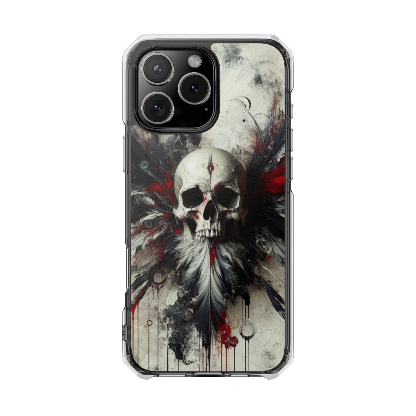 Gothic Skull Phone Case, Unique iPhone Cover, Edgy Smartphone Protector, Halloween Gift, Alternative Accessories