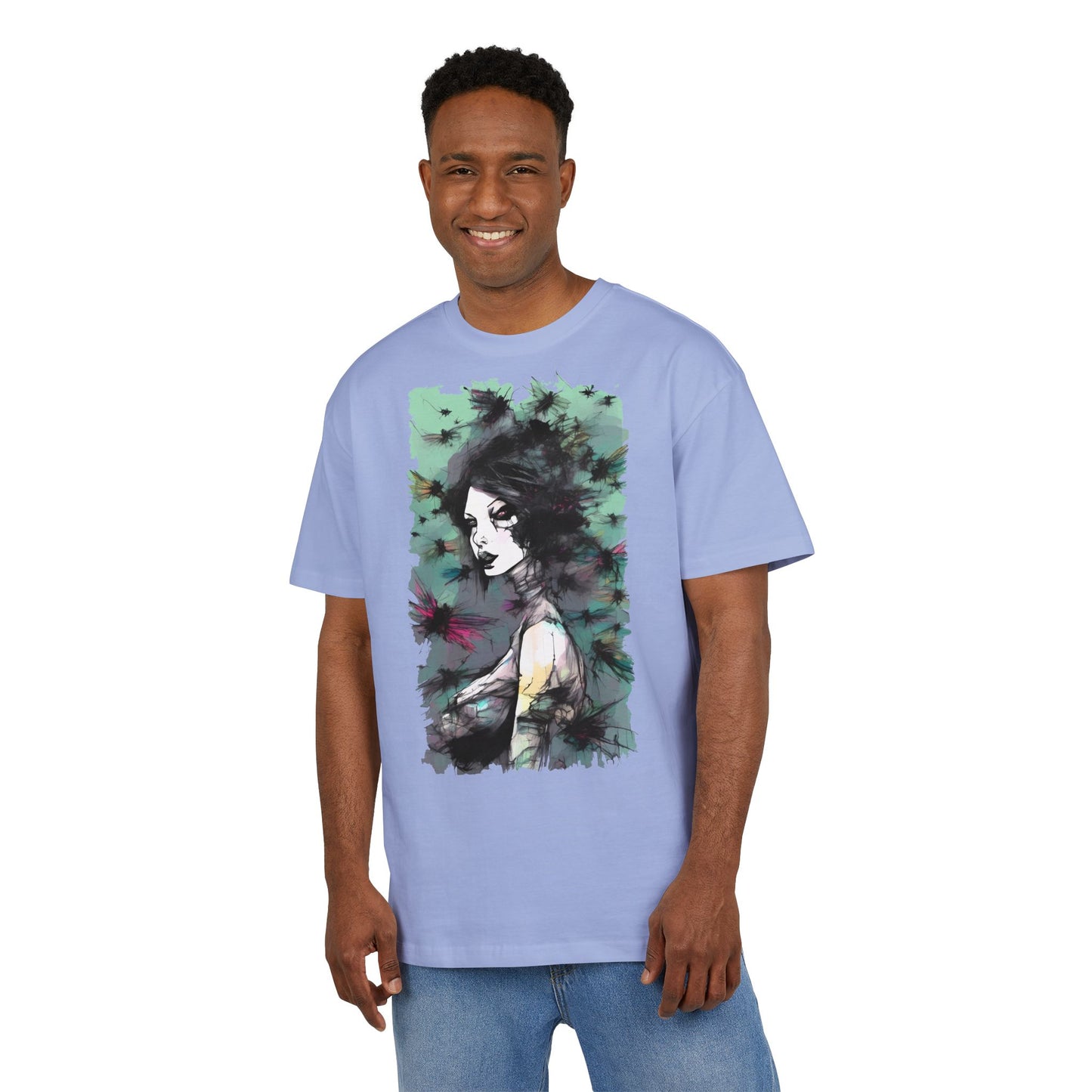 Artistic Oversize Tee - Unique Graphic Shirt for Creative Souls, Comfortable Fashion for Art Lovers, Unisex Casual Wear