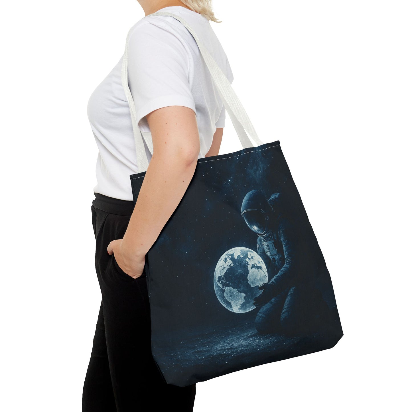 Cosmic Dreams Tote Bag | Astronaut Design, Space Lover Gift, Eco-Friendly Carryall, Stylish Everyday Tote, Unique Space Art