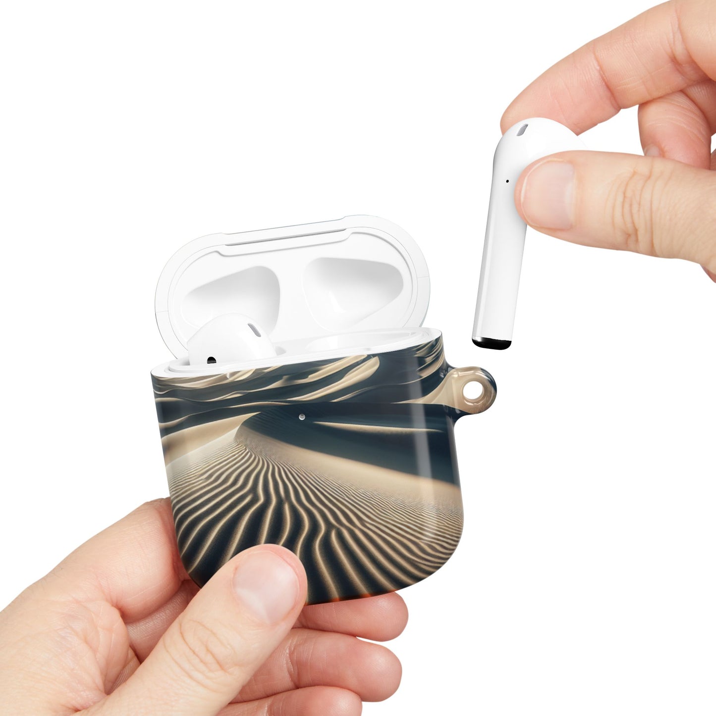 Desert Dunes AirPod Case - Nature Inspired, Unique Tech Accessory for Music Lovers, Gift for Travelers, Stylish Earbud Cover