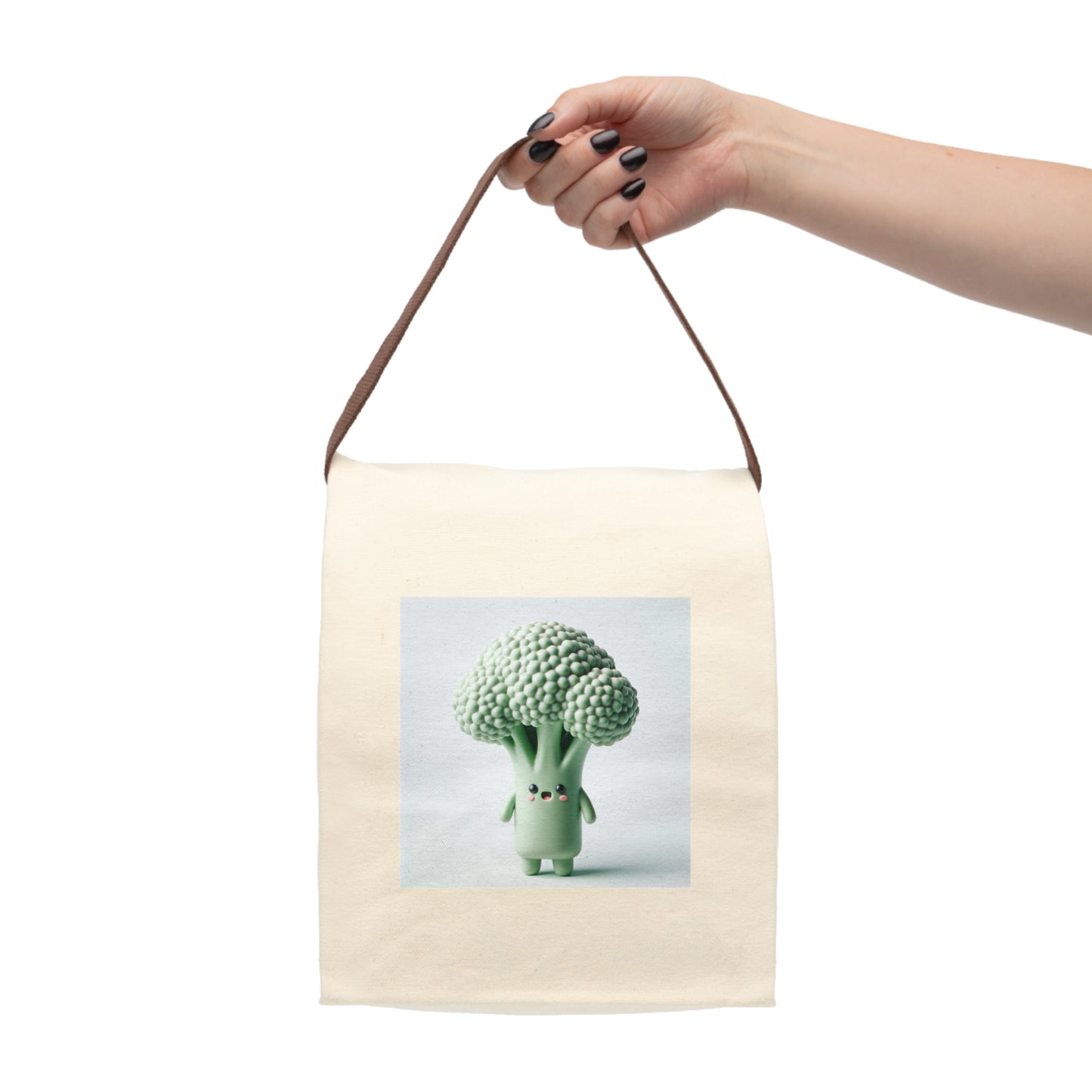Eco-Friendly Kids Lunch Bag, Broccoli Design, Cute Lunch Tote, Reusable Lunch Box, Gift for Children, Back to School Essentials
