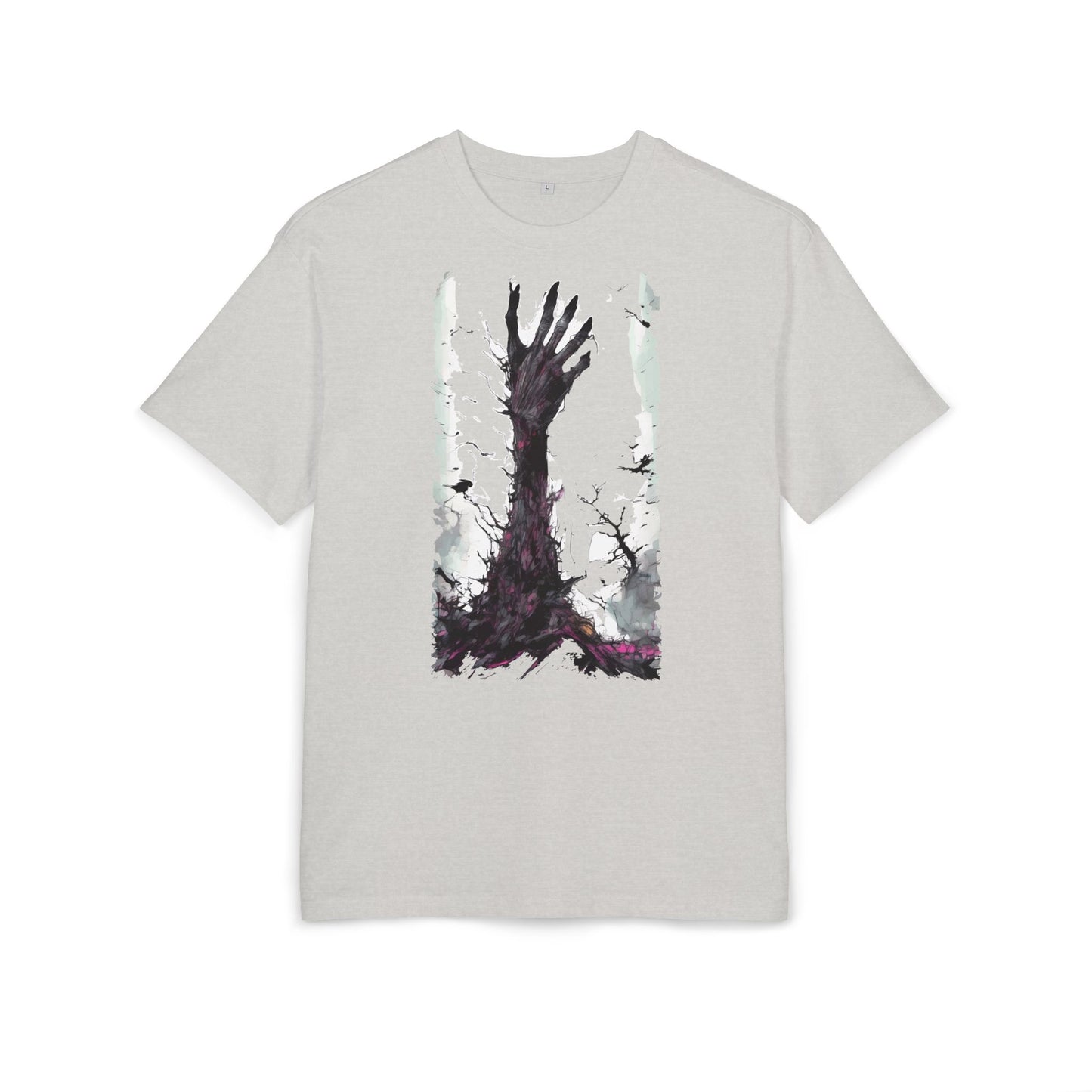 Artistic Oversized Unisex Tee, Graphic Tee, Casual Wear, Streetwear Style, Gift for Art Lovers, Unique T-Shirt Design
