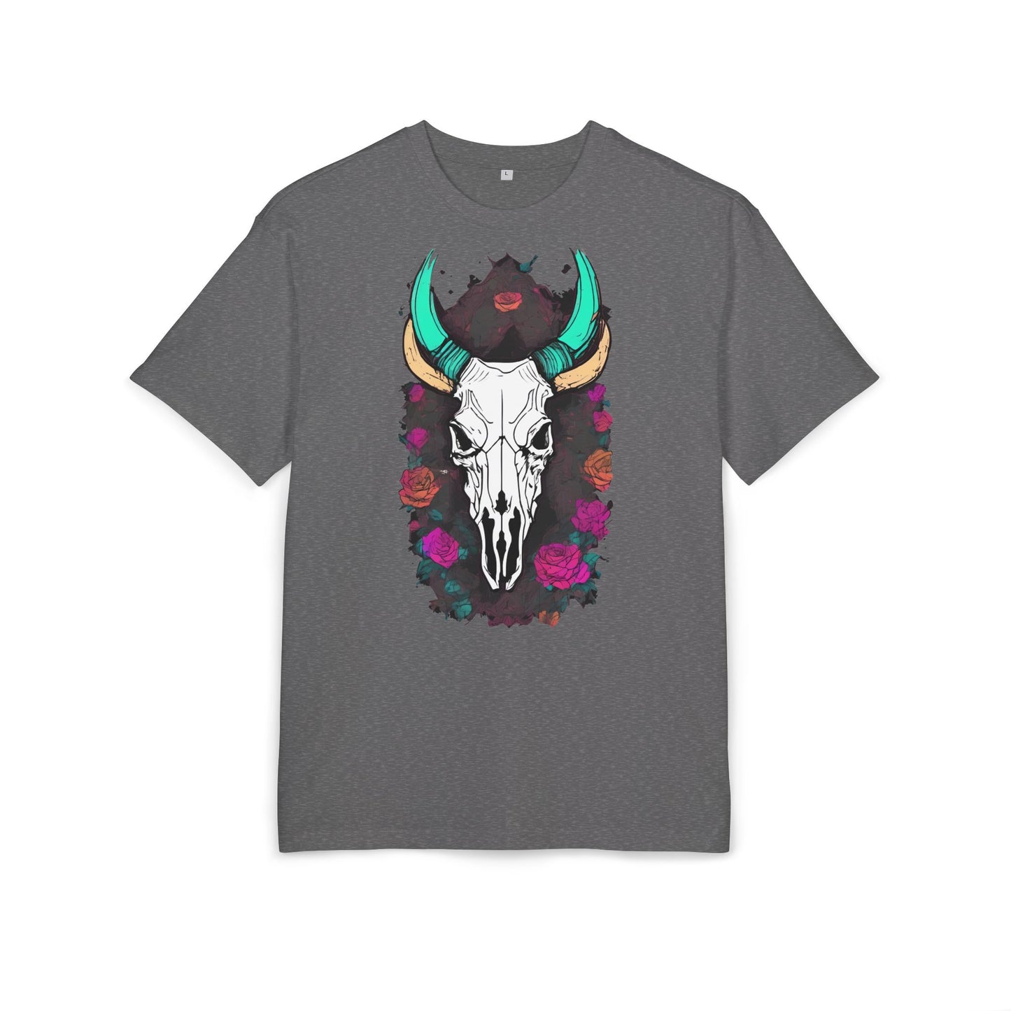 Bohemian Skull Graphic Tee, Unisex Heavy Oversize Tee, Cool Graphic T-Shirt, Festival Fashion, Casual Wear, Unique Gift Idea