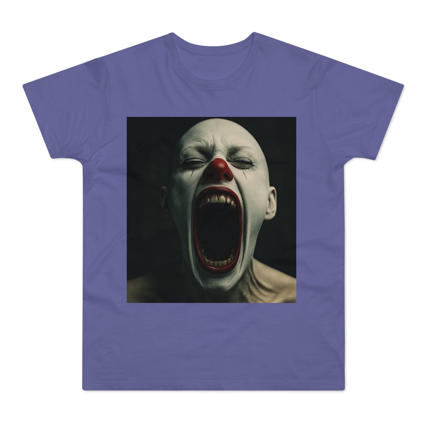 Creepy Clown Graphic T-Shirt, Scary Shirt for Halloween, Horror Movie Fans, Unique Gift for Him, Unisex Casual Wear