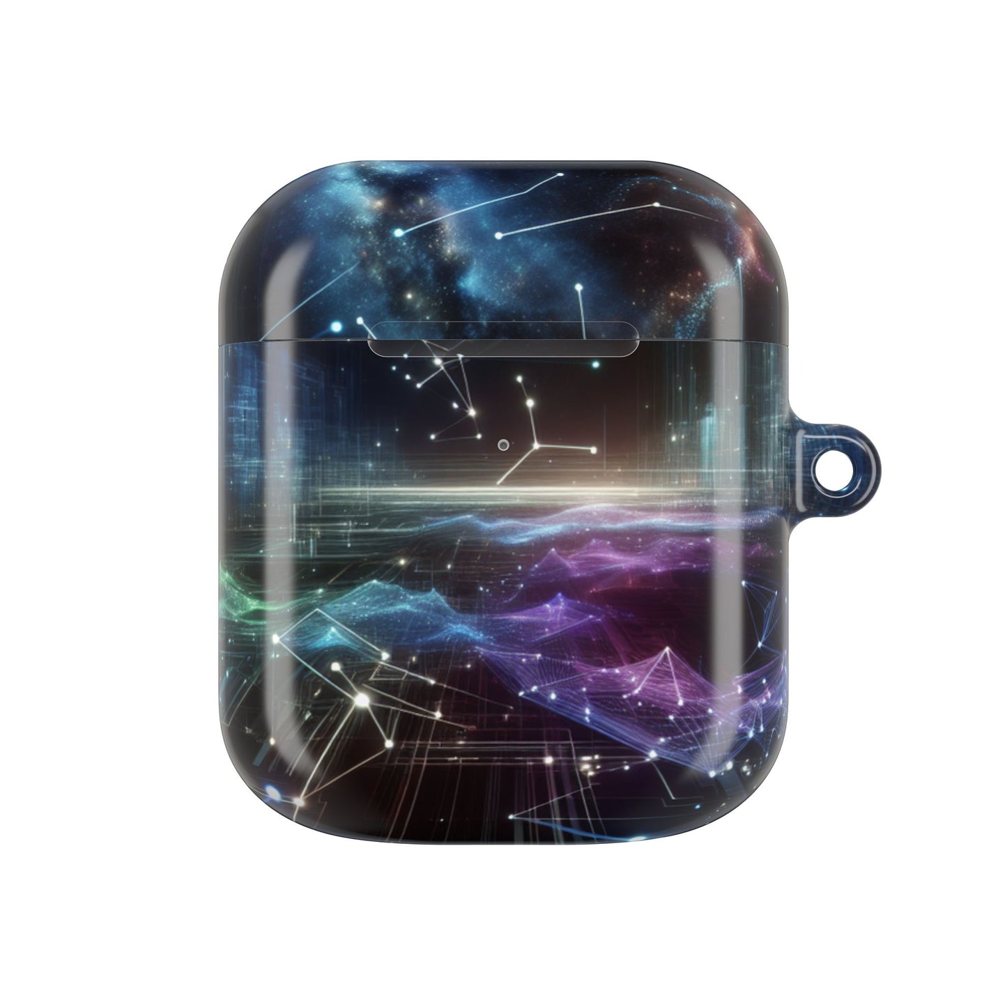 Cosmic Galaxy AirPod Cases, Astronaut Gifts, Space Themed Tech Accessories, Starry Night Earbuds Cover, Unique AirPods Holder