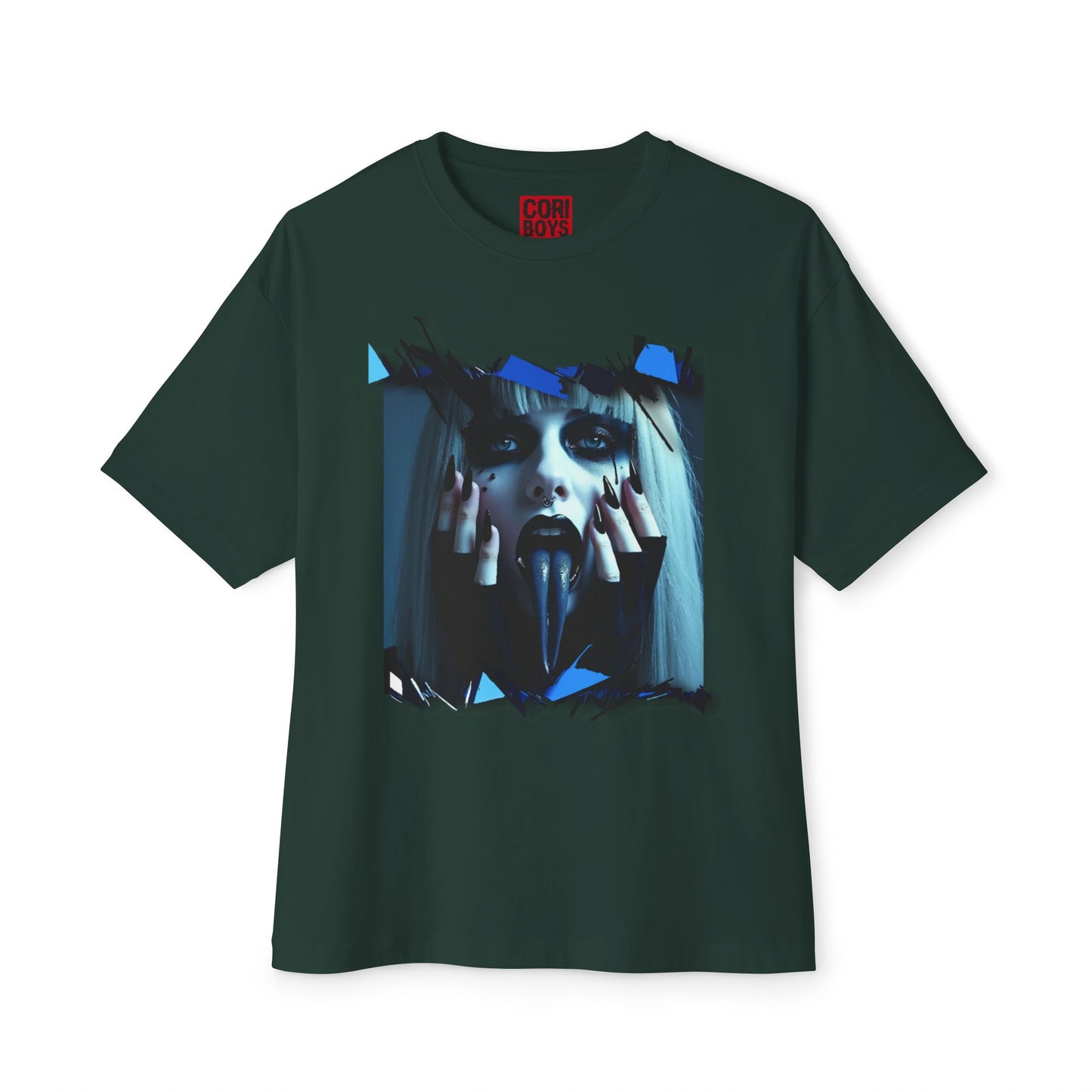 Edgy Oversized Tee - Unisex Graphic Shirt, Streetwear Fashion, Unique Gift for Him/Her, Casual or Trendy Look, Art Enthusiast Apparel