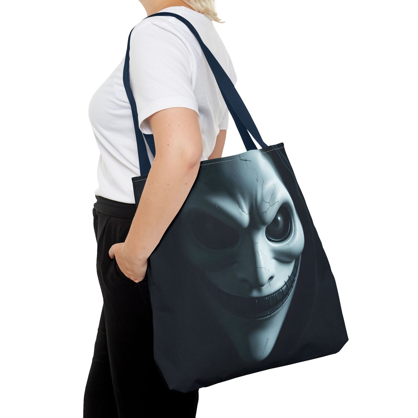 Spooky Character Tote Bag | Halloween Accessory, Trick or Treat Bag, Eco-Friendly Shopper, Gift for Fans, Unique Design