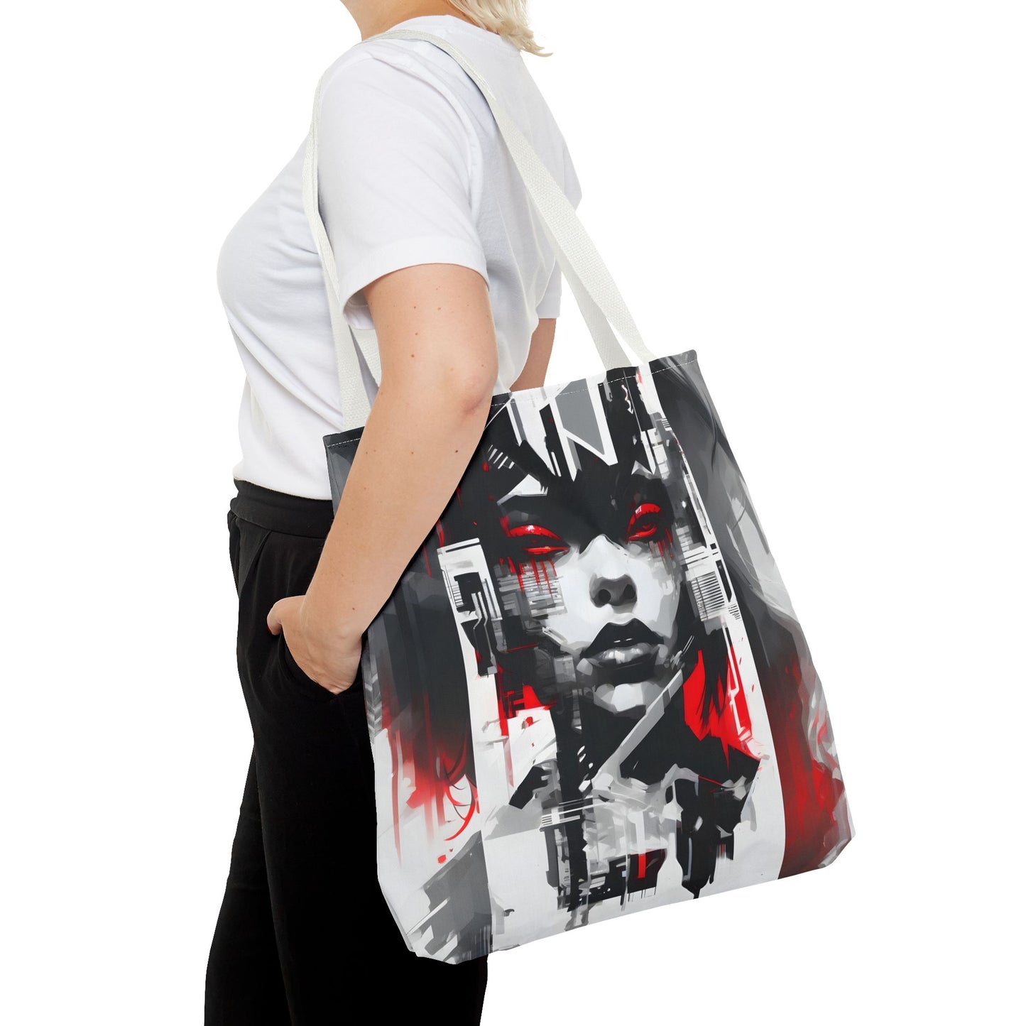 Artistic Tote Bag, Trendy Carry-All, Unique Art Bag, Everyday Tote, Fashionable Shopping Bag, Gift for Art Lovers, Colorful Canvas Bag