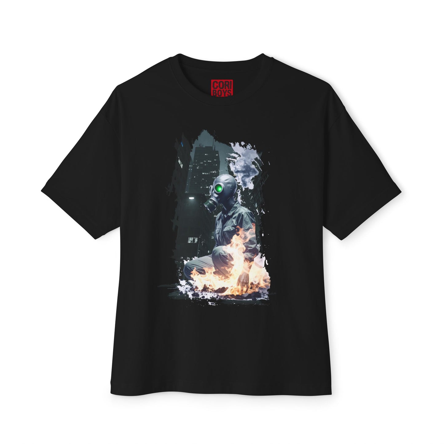 Cool Graffiti Monster Tee, Unisex Boxy T-Shirt, Streetwear Fashion, Graphic Tee, Unique Urban Style