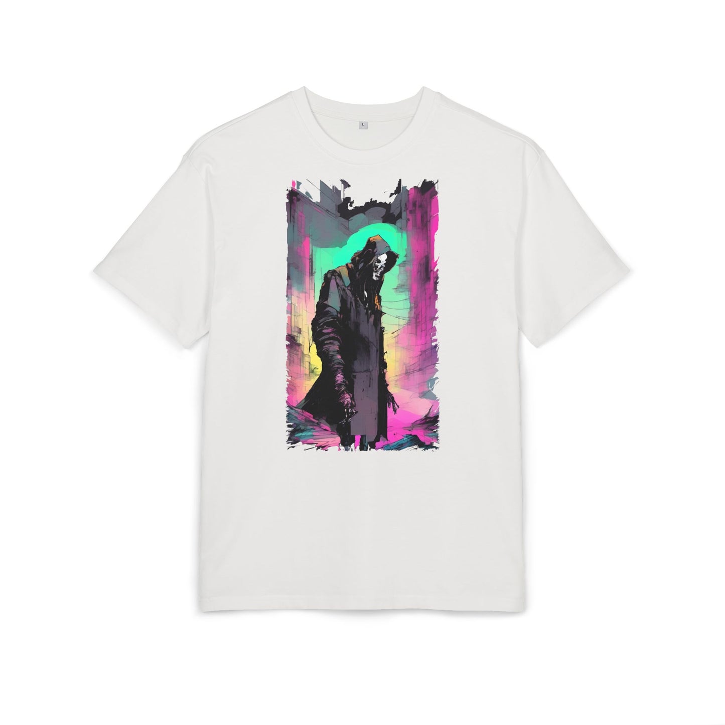 Vibrant Oversize Graphic Tee, Unisex Heavy Tee, Streetwear, Casual Wear, Unique Art Shirt, Gift for Him/Her/Friends