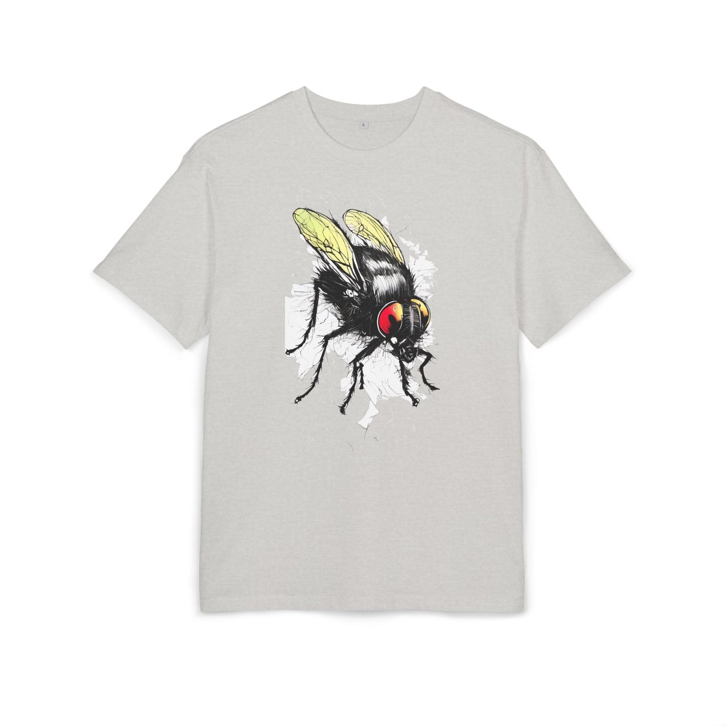 Bee-Inspired Unisex Heavy Oversize Tee, Casual Wear, Graphic T-Shirt, Gift for Nature Lovers, Summer Style, Eco-Friendly Fashion