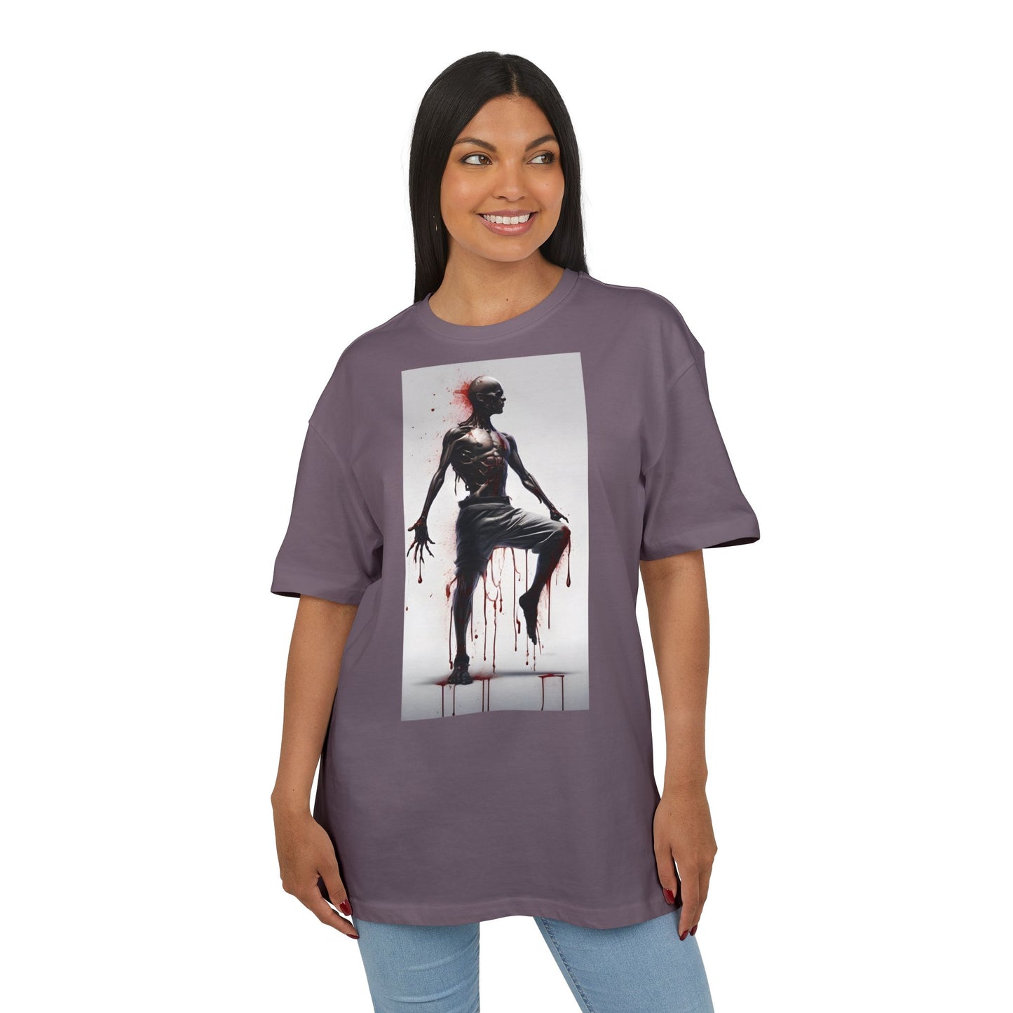 Bold Artistic Unisex Tee, Casual Street Style Shirt, Comfortable Graphic Top, Gift for Art Lovers, Unique Fashion Statement