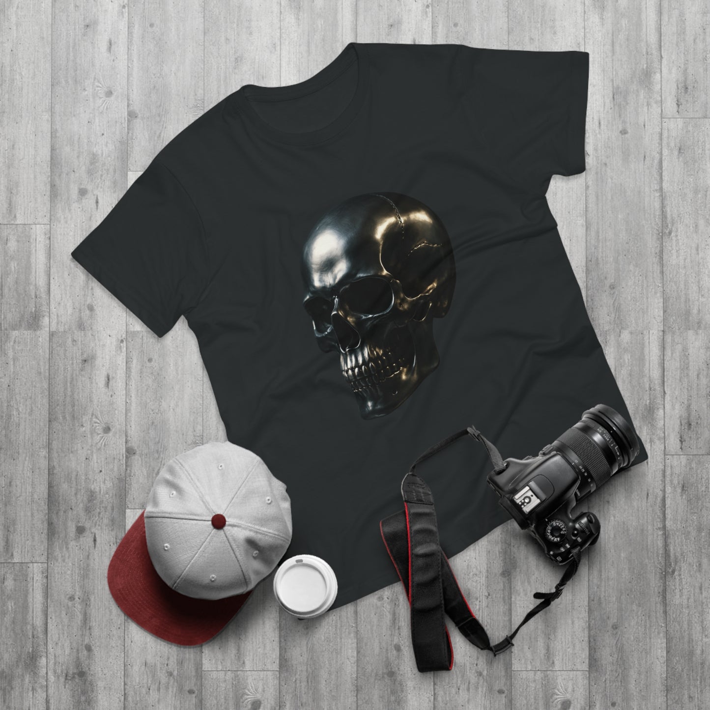 Gothic Skull Unisex T-Shirt, Edgy Graphic Tee, Halloween Apparel, Men's Casual Wear, Gift for Him