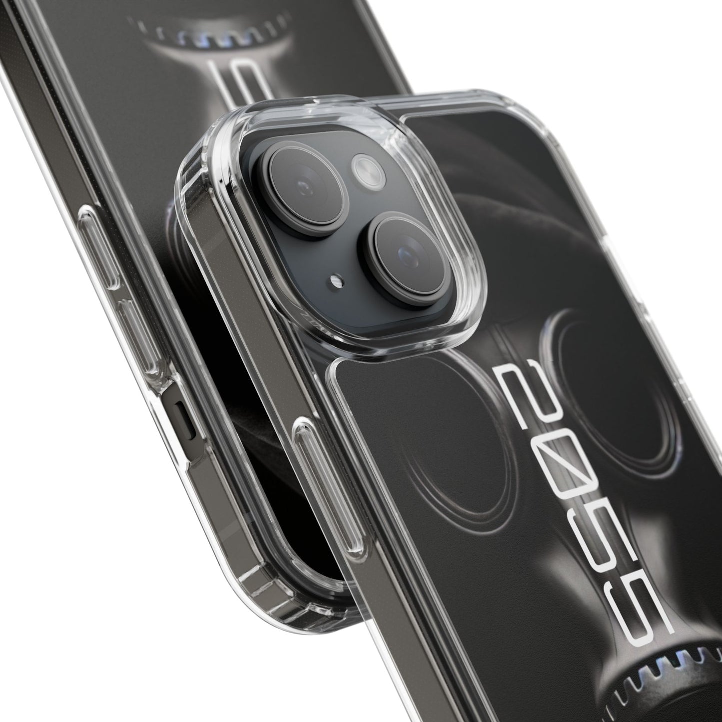 Phone Case Dystopian Gas Mask Design