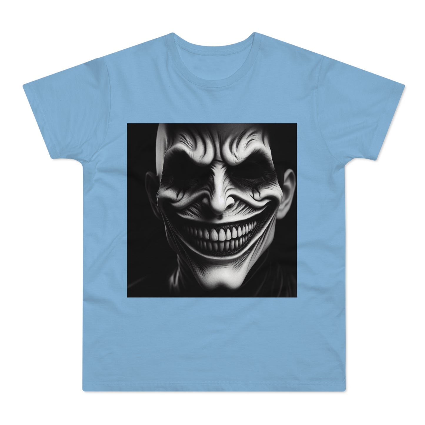 Creepy Clown Unisex T-Shirt - Unisex Graphic Tee for Halloween, Horror Fans, Costume Party, Unique Gift Idea, Spooky Apparel