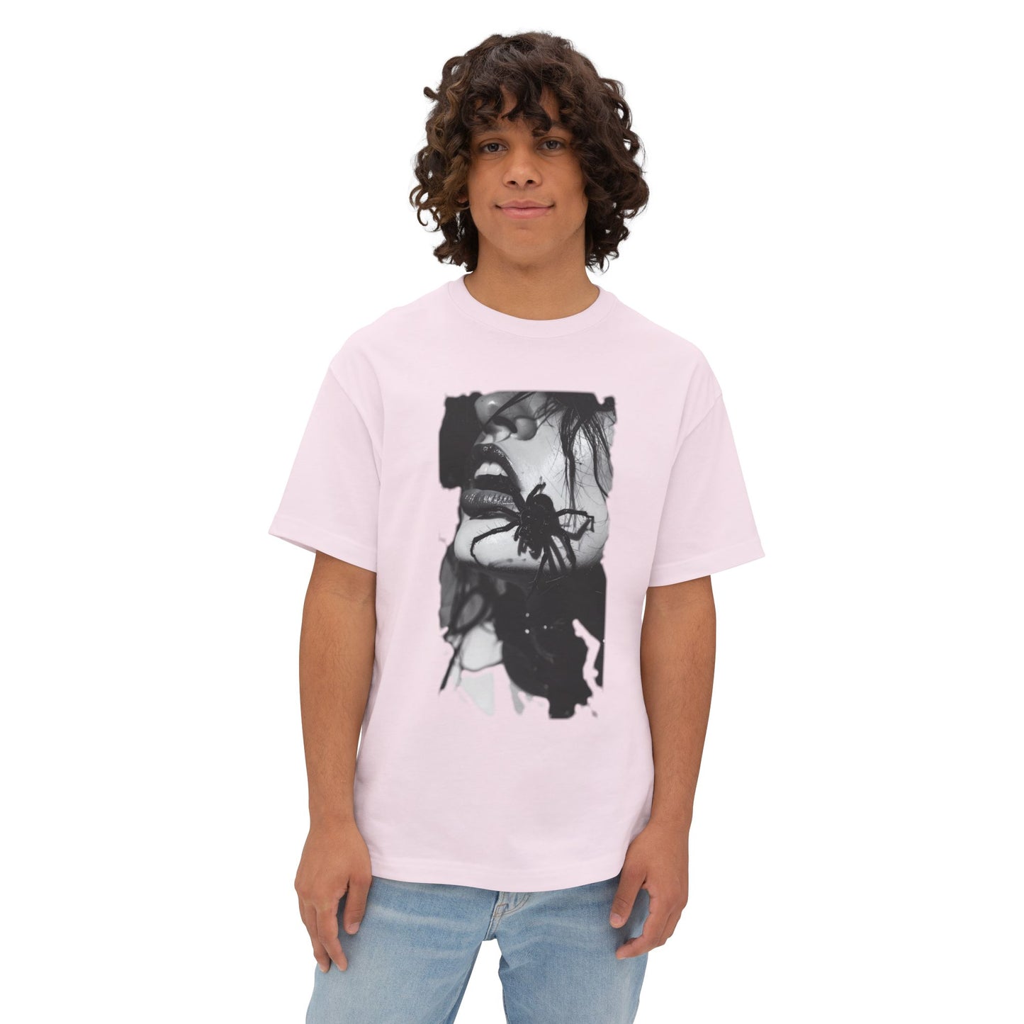Edgy Art Graphic Tee, Unisex Oversized Shirt, Alternative Fashion, Streetwear Style, Gift for Art Lovers