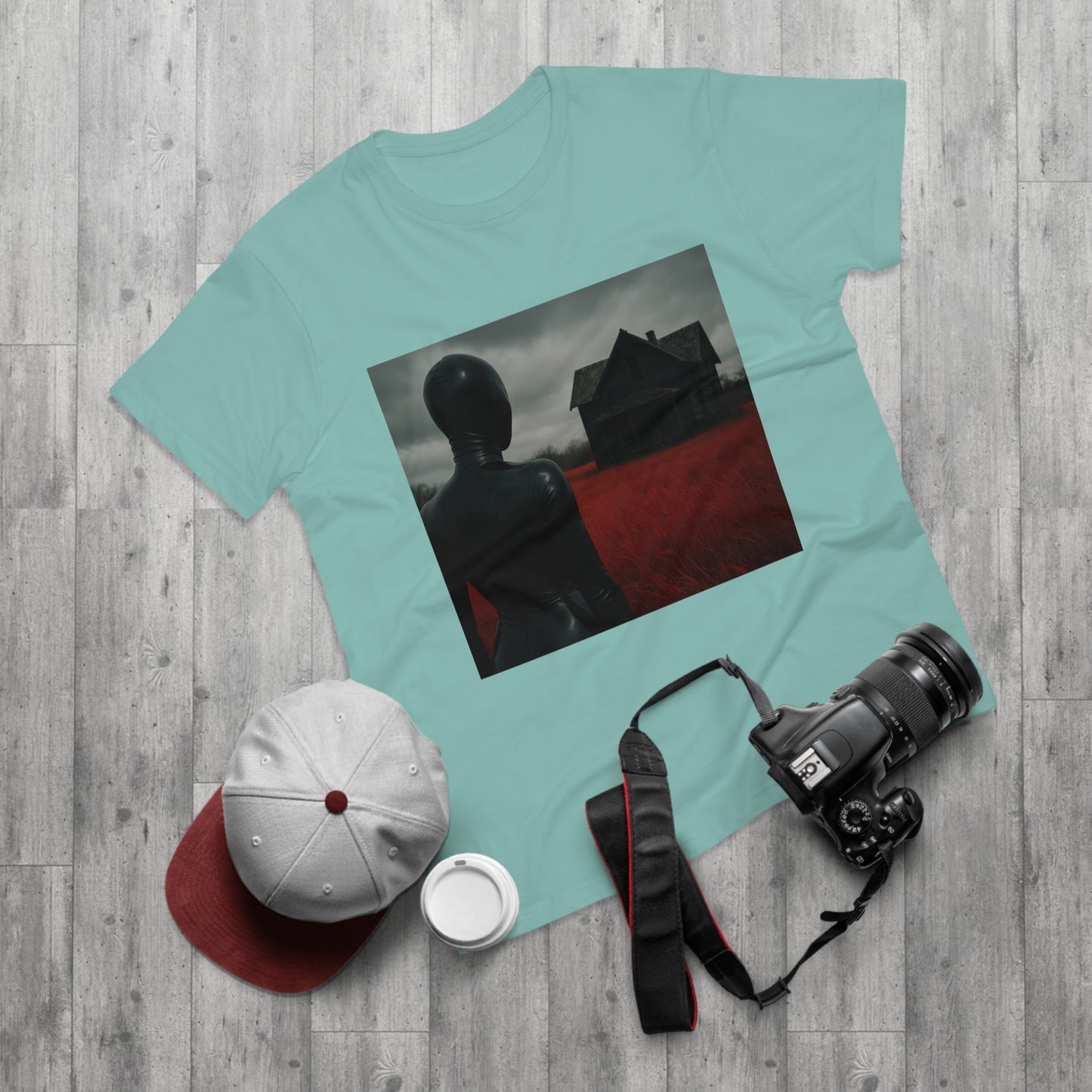 Mysterious Landscape Unisex T-Shirt - Casual Wear, Artistic Tee, Unique Gift, Streetwear, Home Decor, Graphic Shirt