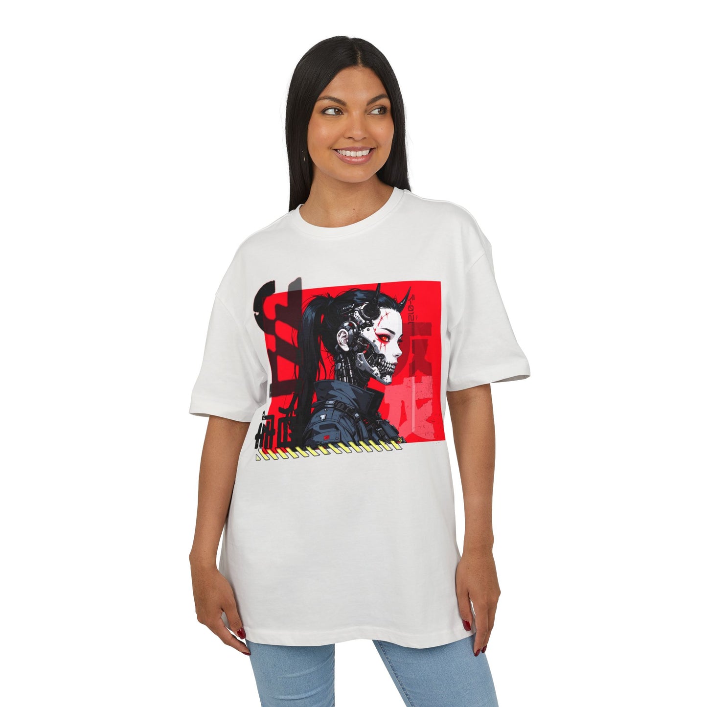 Cyber Edgy Oversize T-Shirt