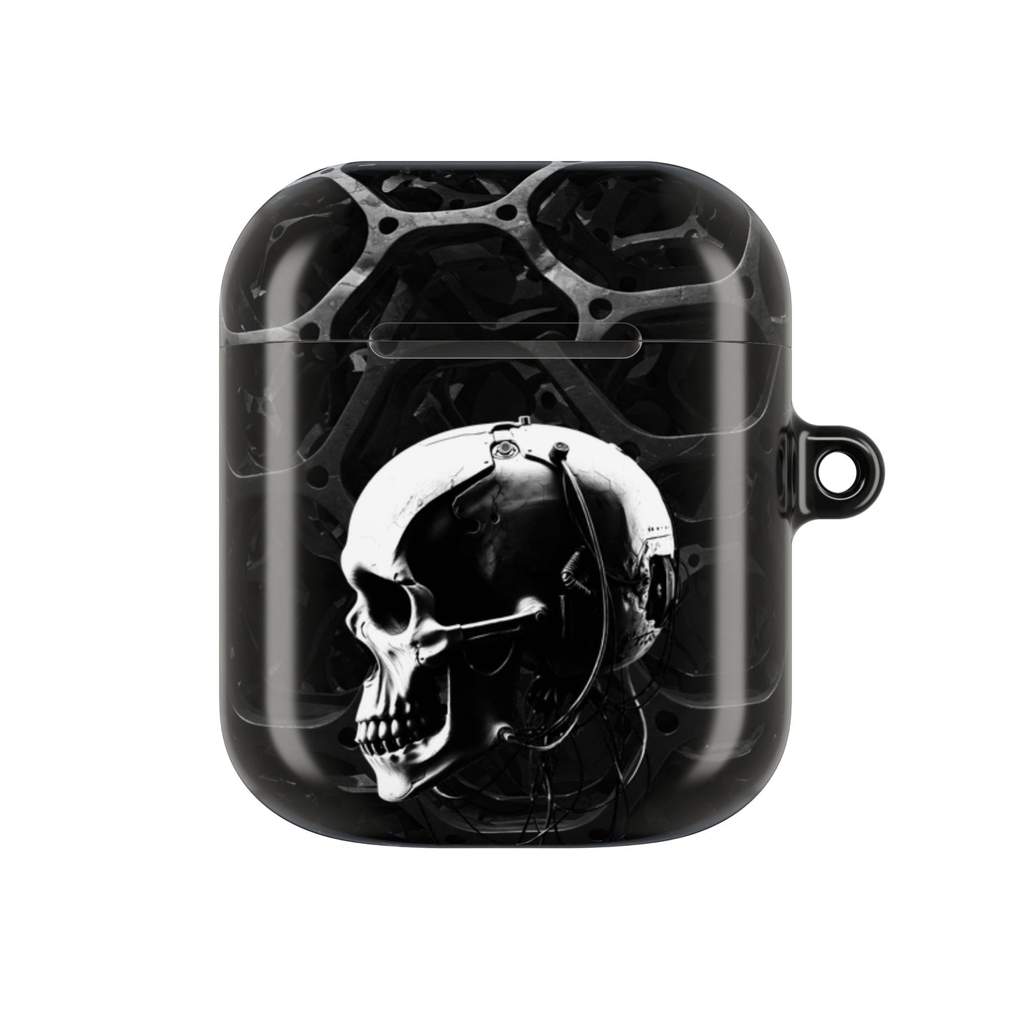Stylish Skull AirPod Cases, Trendy AirPod Cover, Unique Earbuds Protector, Tech Accessory, Gift for Music Lovers