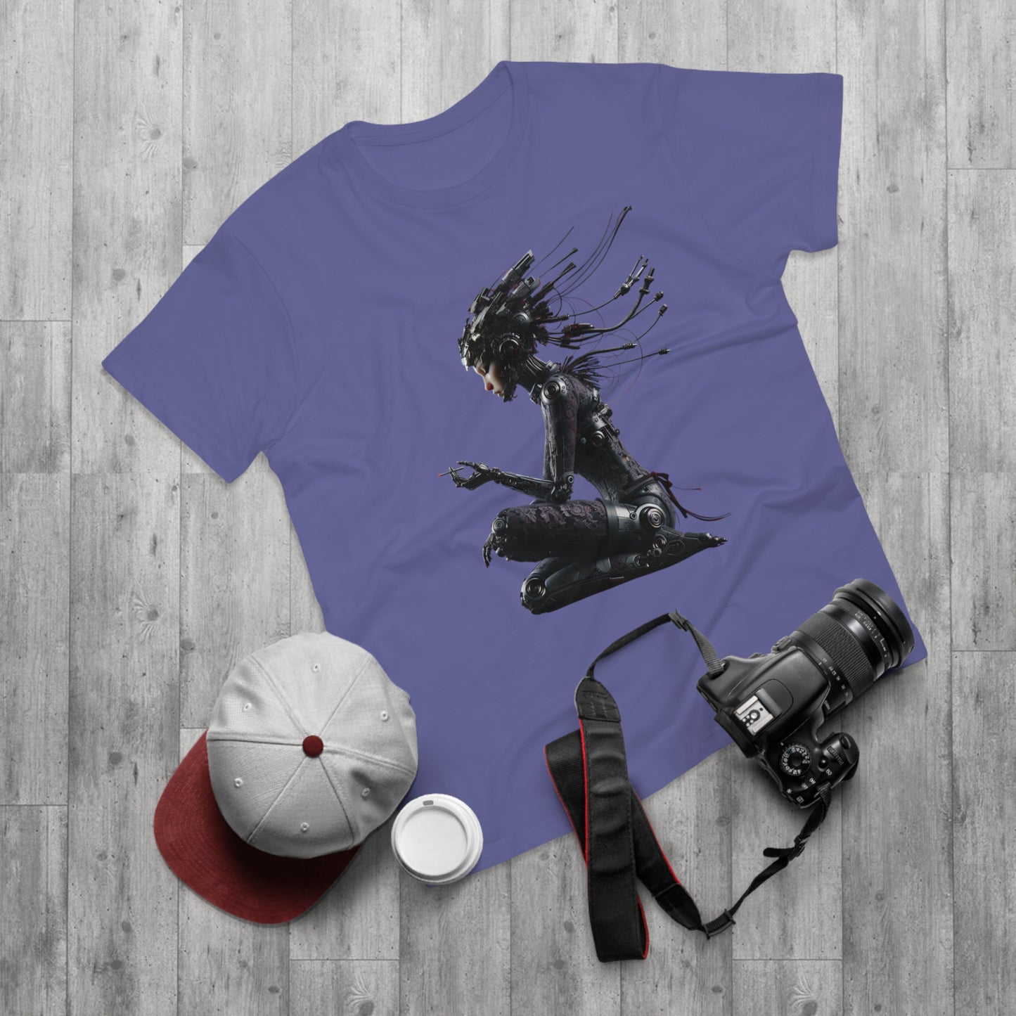 Futuristic Cyberpunk Unisex T-Shirt - Unique Graphic Tee