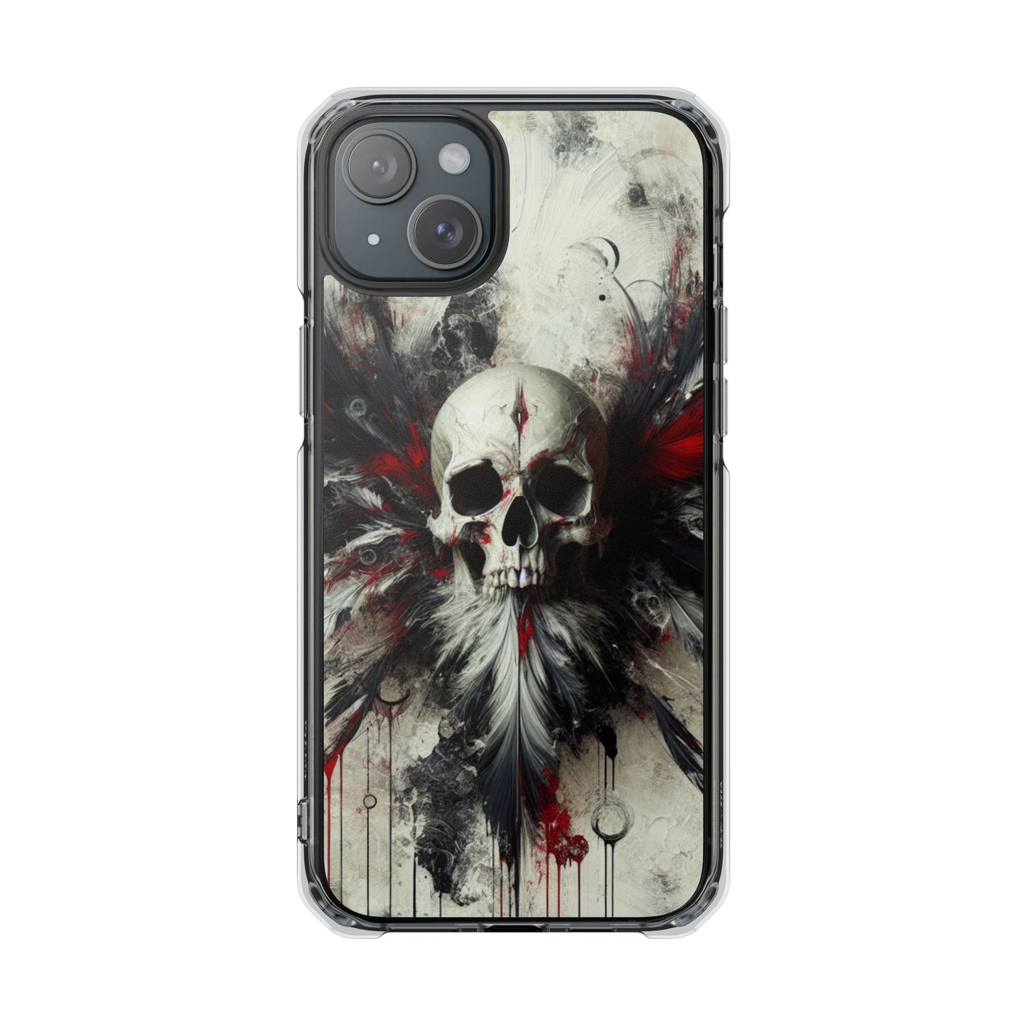 Gothic Skull Phone Case, Unique iPhone Cover, Edgy Smartphone Protector, Halloween Gift, Alternative Accessories