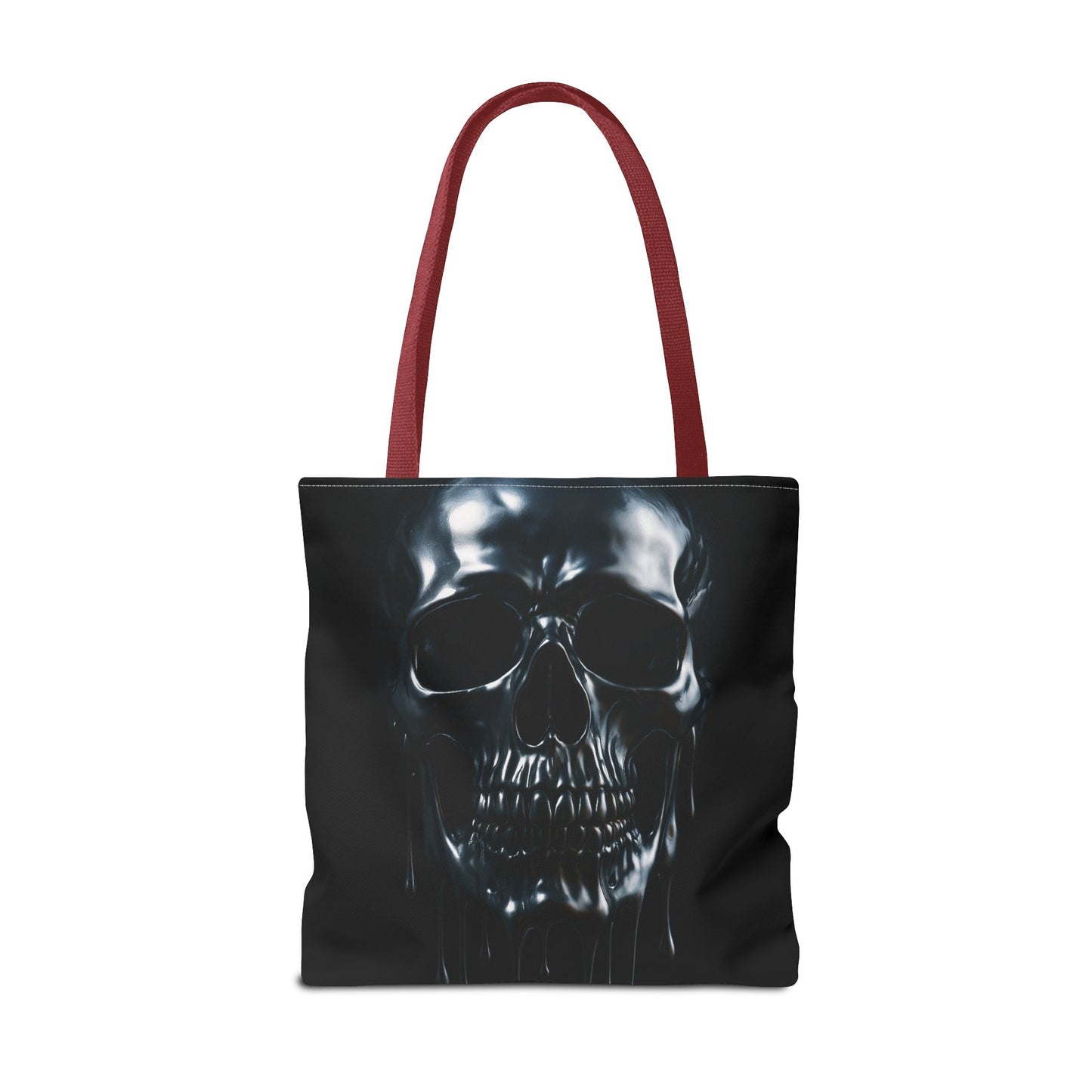 Gothic Skull Tote Bag, Edgy Fashion Accessory, Perfect for Halloween, Unique Gift Idea, Stylish Shopping Companion, All-Occasion Use