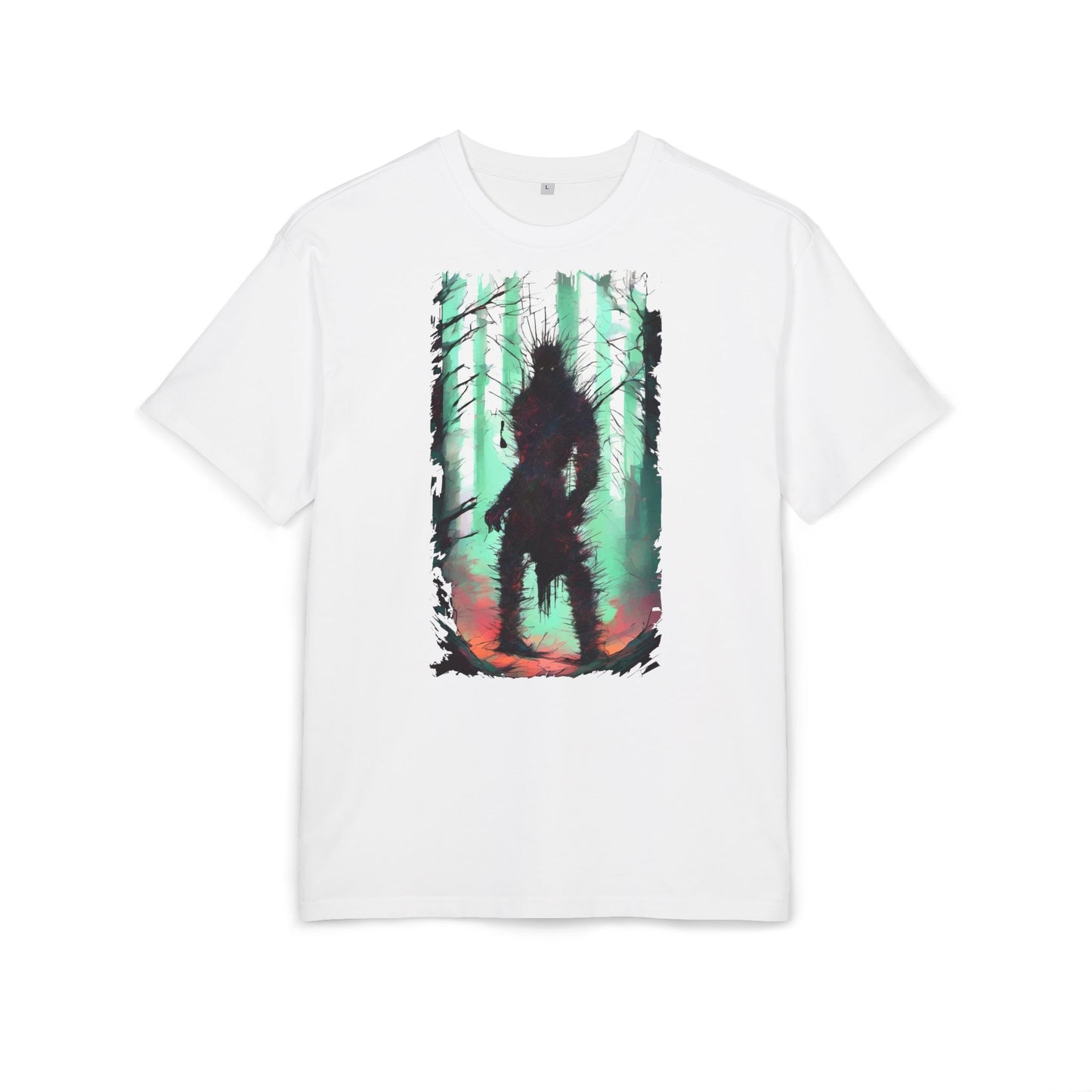 Unisex Oversized Graphic Tee with Forest Silhouette | Comfy Casual Wear, Gift for Nature Lovers, Ideal for Camping, Hiking, Everyday Style