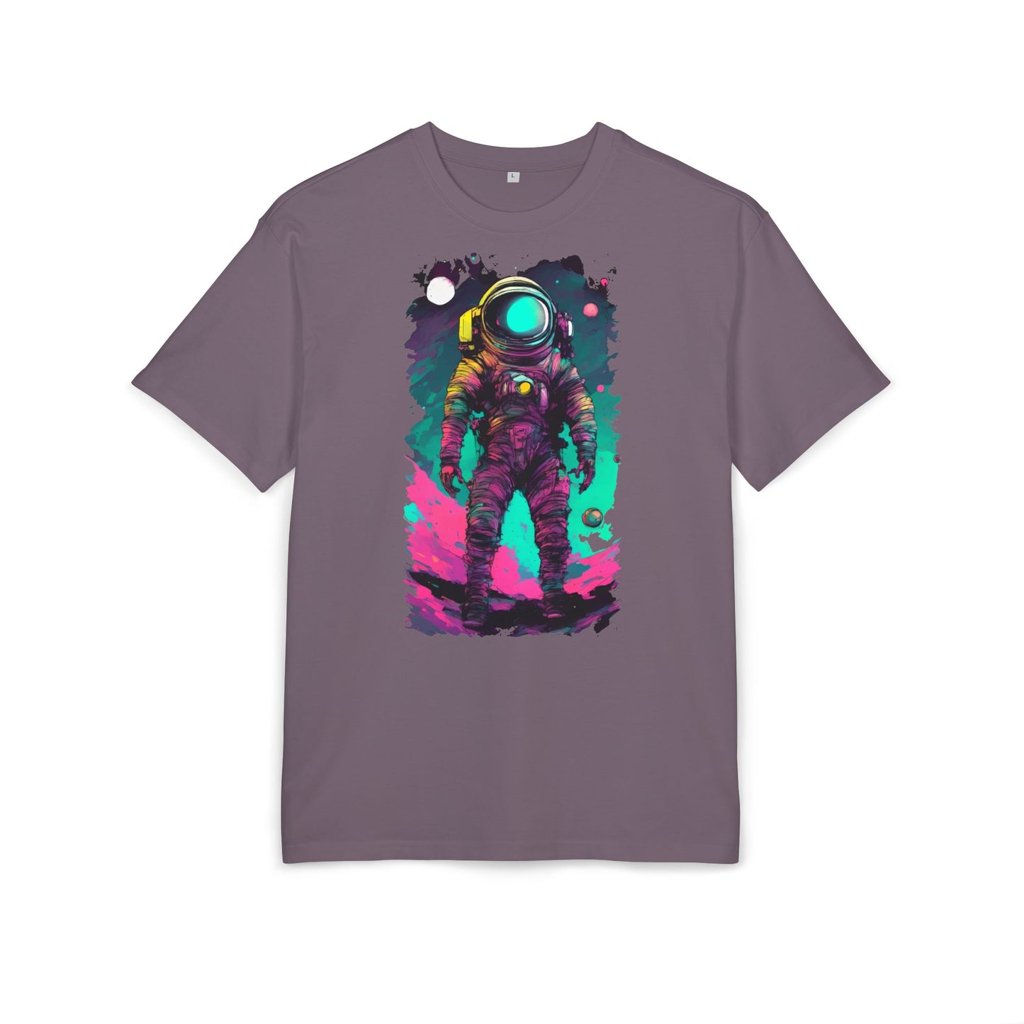 Cosmic Astronaut Tee, Unisex Oversize Tee, Space Graphic Shirt, Retro Astronaut T-Shirt, Gift for Space Lovers, Unique Graphic Tee
