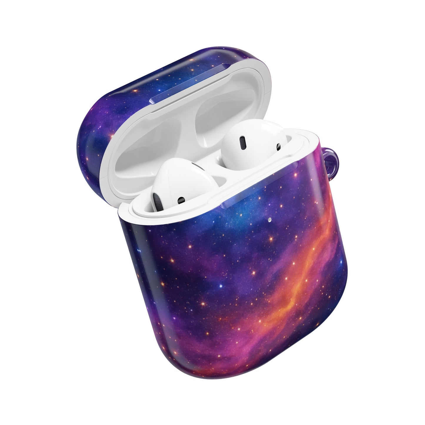 Cosmic Galaxy AirPod Cases, Stylish Protective Cover, Unique Gift for Music Lovers, Skincare & Makeup Accessory, Fun Space Theme