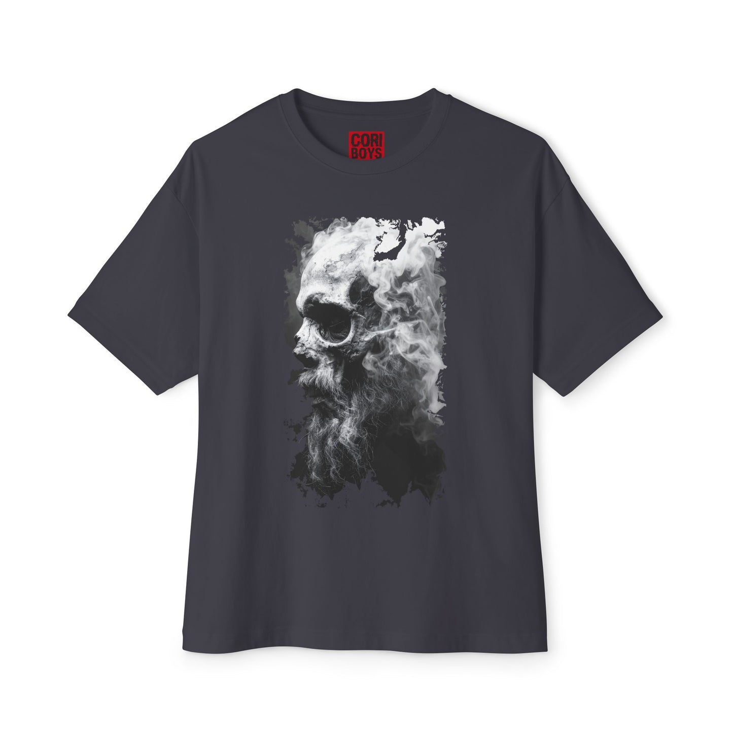 Edgy Oversized Graphic Tee | Casual Streetwear, Unisex T-Shirt, Skull Design, Gifts for Him/Her, Everyday Wear