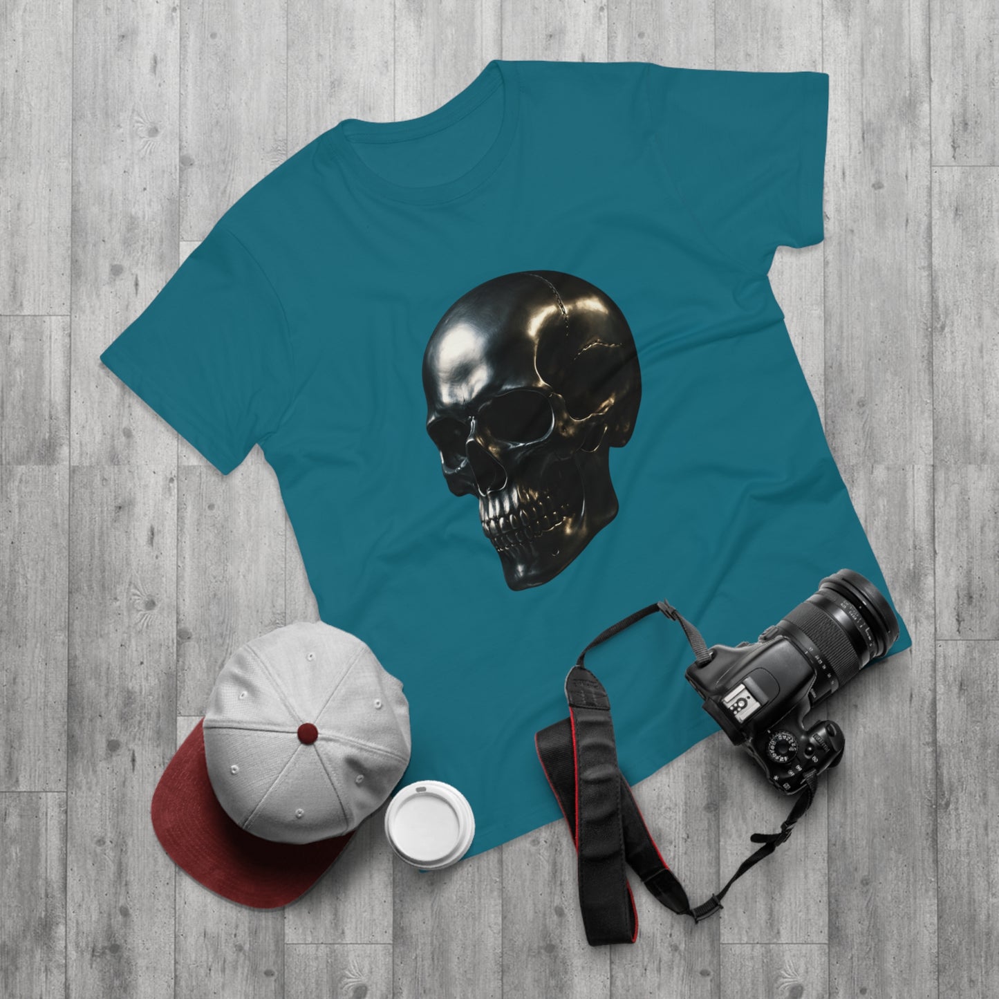 Gothic Skull Unisex T-Shirt, Edgy Graphic Tee, Halloween Apparel, Men's Casual Wear, Gift for Him