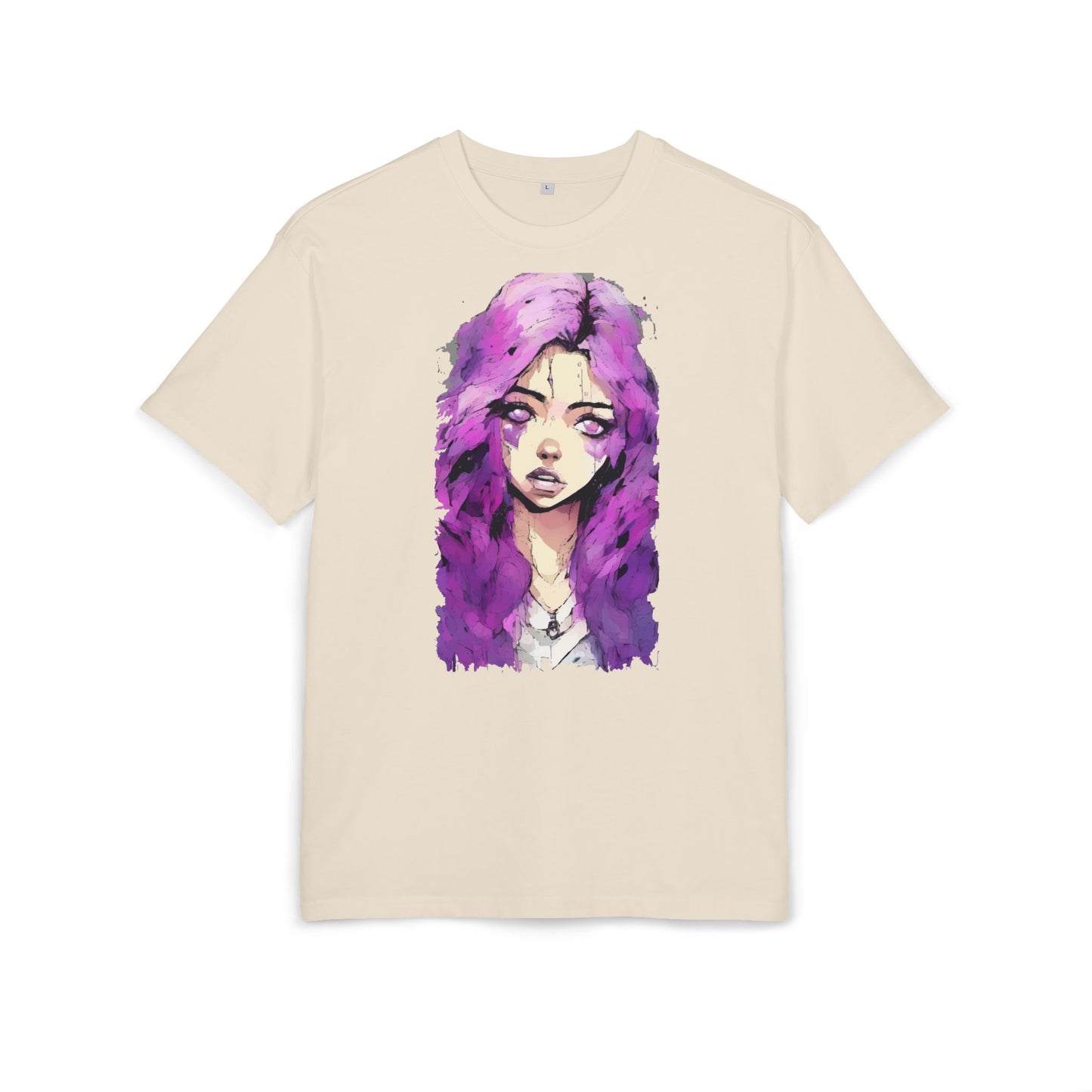 Artistic Oversize Tee - Stylish Women’s Graphic Tee, Casual Streetwear Top, Gift for Her, Unique Art Apparel, Trendy Everyday Wear