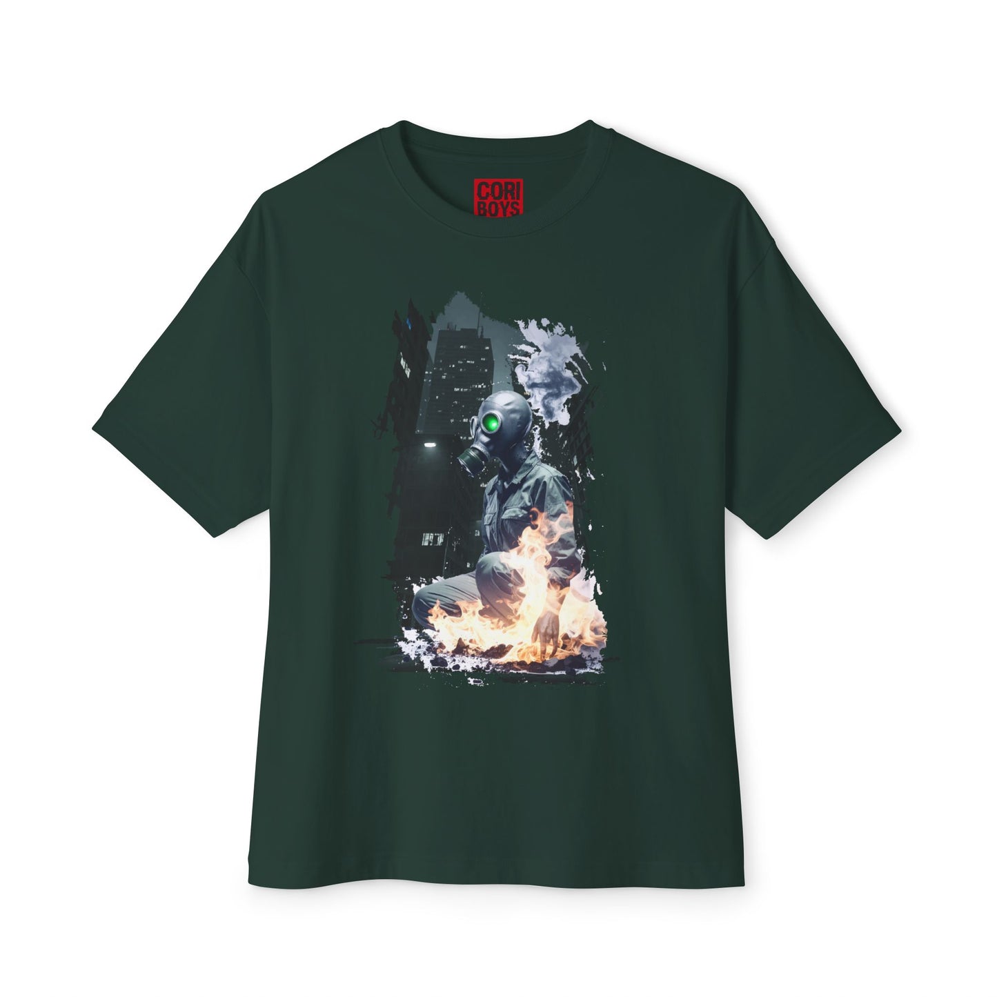 Cool Graffiti Monster Tee, Unisex Boxy T-Shirt, Streetwear Fashion, Graphic Tee, Unique Urban Style