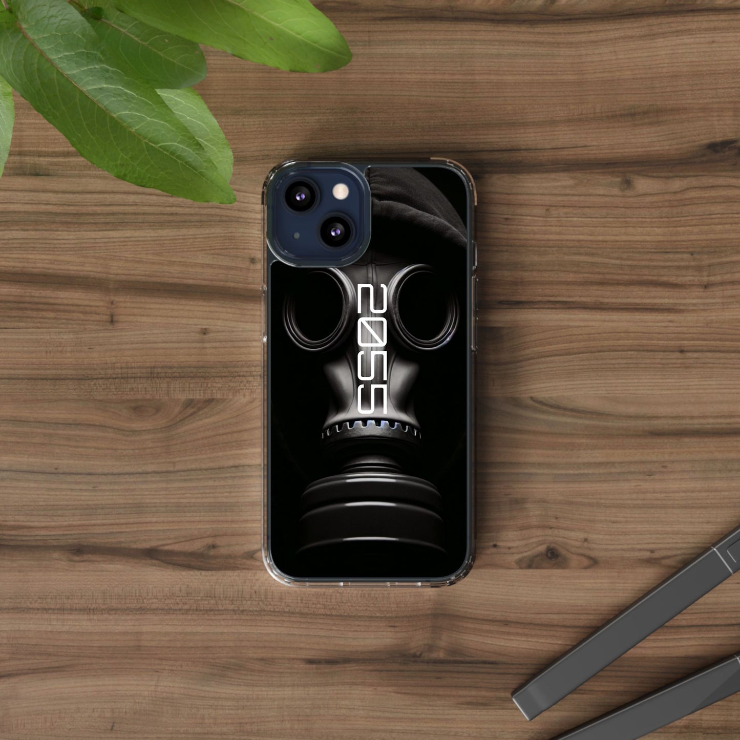 Phone Case Dystopian Gas Mask Design