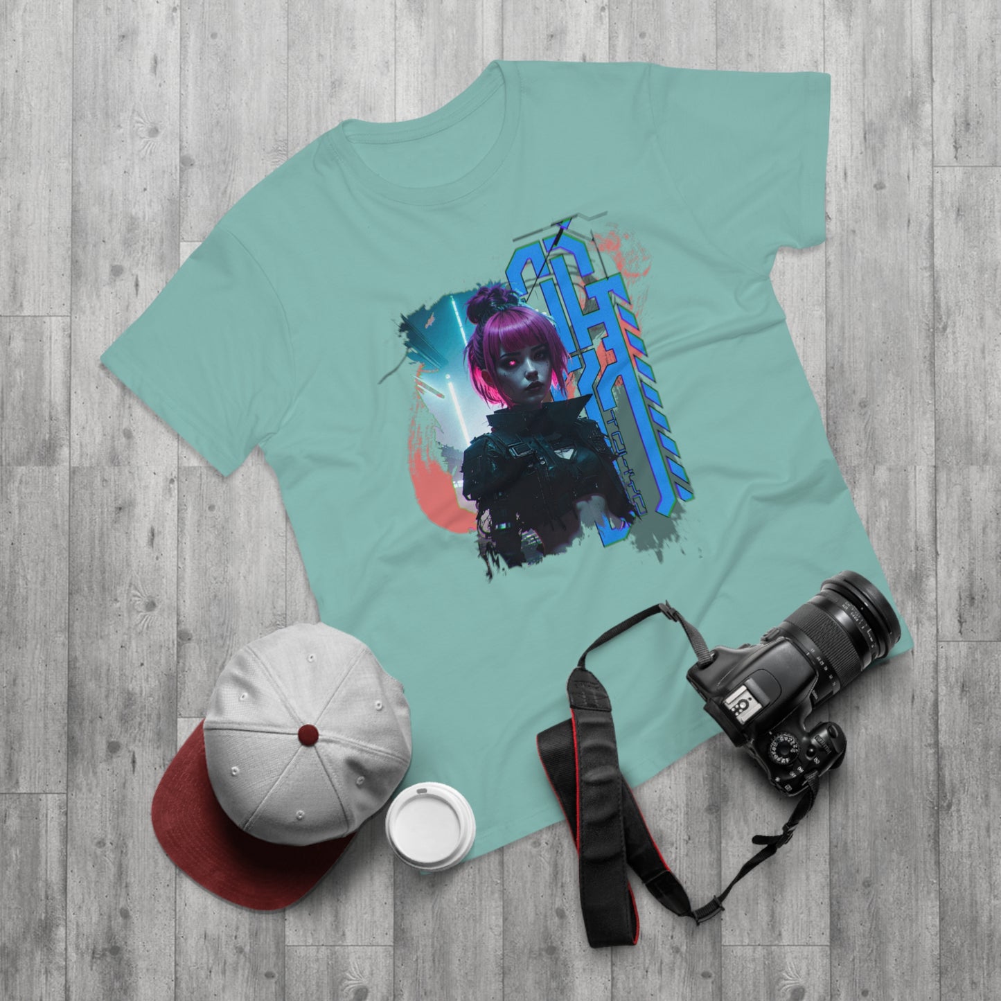 Cyberpunk Art Unisex T-Shirt, Streetwear Tee, Graphic Shirt, Gift for Him, Festival Apparel, Tech-Inspired Fashion