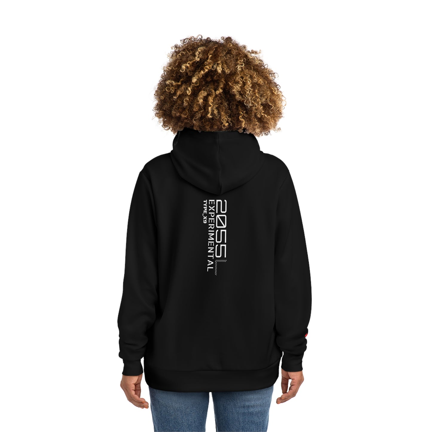 Experimental Fashion Hoodie - Edgy Urban Style with Graphic Design