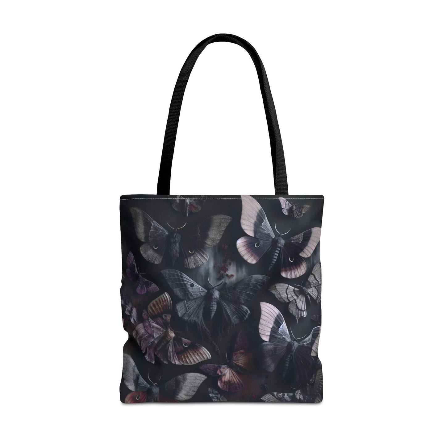 Gothic Moth Bag - Stylish and Versatile, Eco-friendly Shopping, Gift for Nature Lovers, Beach and Travel Use, Bohemian Decor