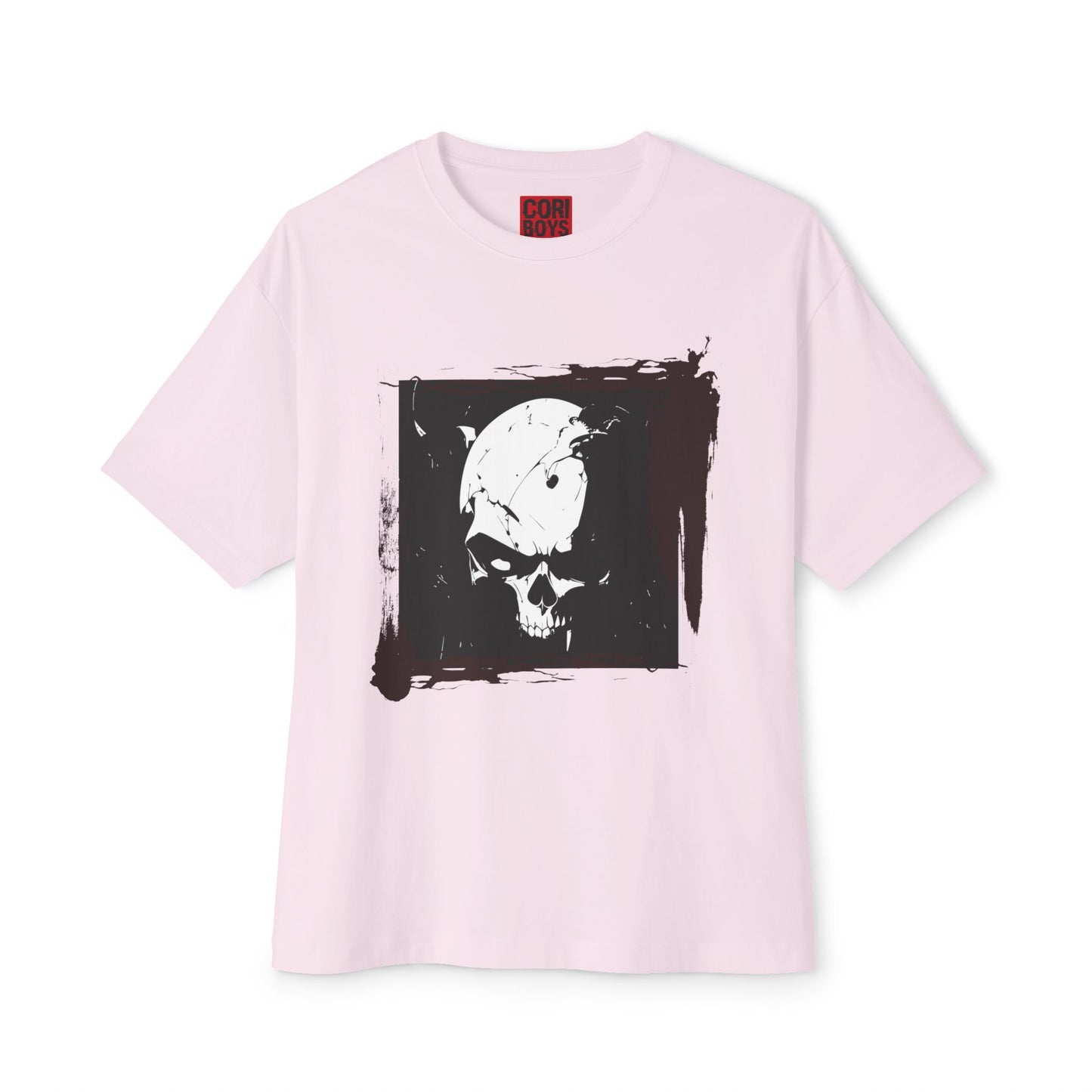 Edgy Skull Graphic Tee | Unisex Oversized Boxy Tee for Casual Wear, Halloween, Street Style, Gift for Him/Her, Unique Fashion
