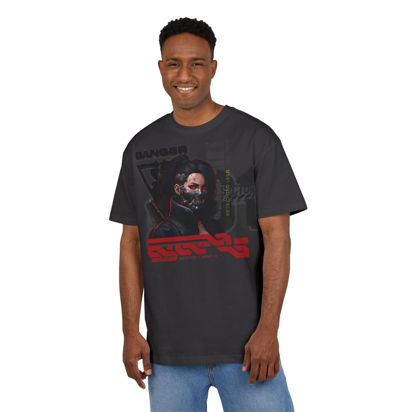 Cyberpunk Aesthetic Unisex Oversize Tee | Stylish Streetwear, Gift for Gamers, Casual Wear, Graphic Tee, Unique Fashion Statement