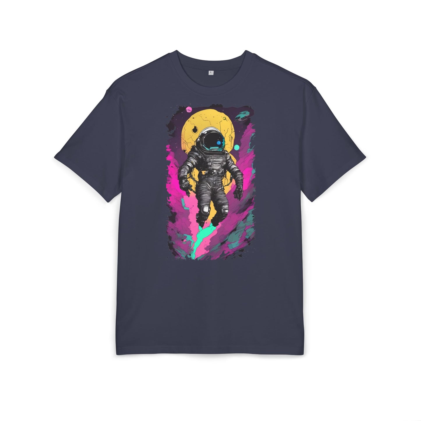 Cosmic Astronaut Tee, Unisex Oversize Tee, Space Graphic Shirt, Retro Astronaut T-Shirt, Gift for Space Lovers, Unique Graphic Tee