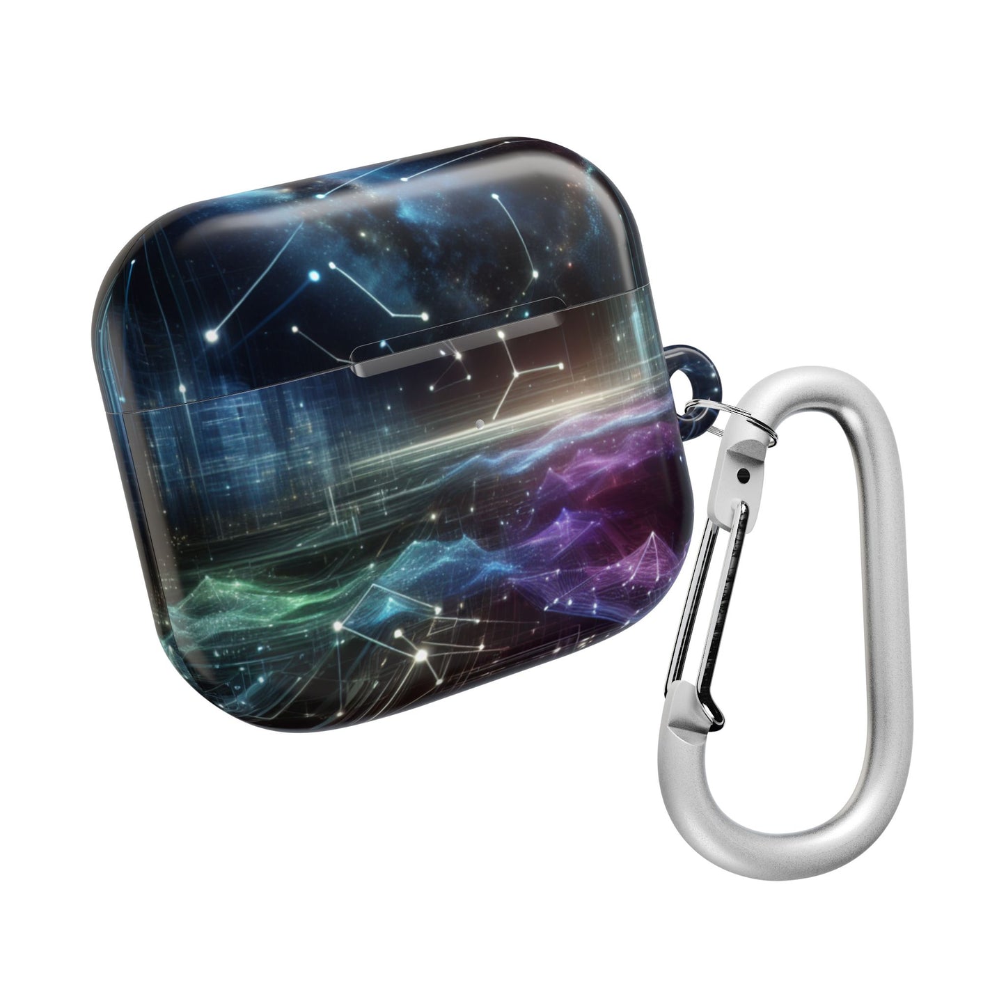 Cosmic Galaxy AirPod Cases, Astronaut Gifts, Space Themed Tech Accessories, Starry Night Earbuds Cover, Unique AirPods Holder