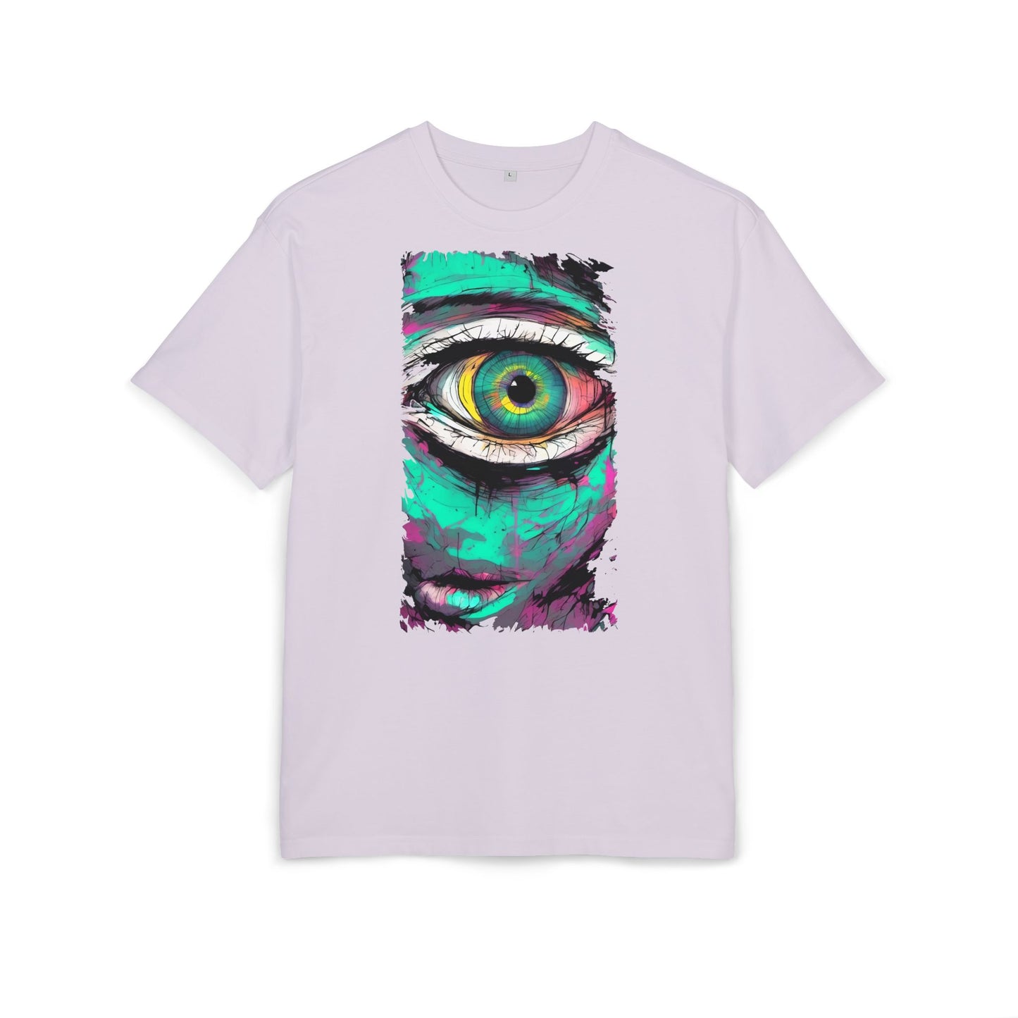 Stylish Eye Graphic Tee, Unisex Oversized T-Shirt, Casual Wear, Street Style, Gift for Art Lovers, Funky Apparel