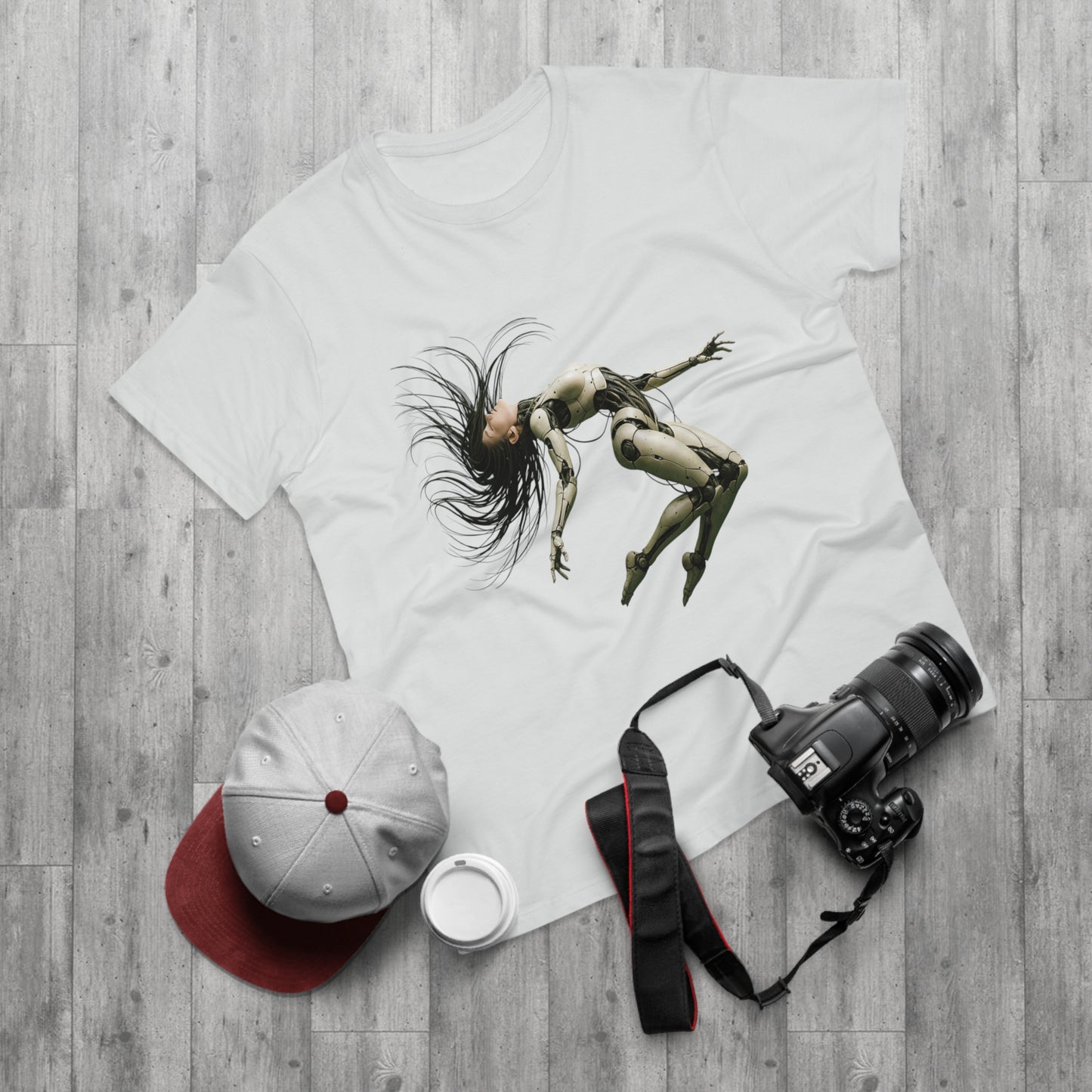 Futuristic Robot Graphic Tee for Men & Women, Tech Lover Gift, Unisex T-Shirt, Casual Wear, Unique Gift, Trendy Fashion