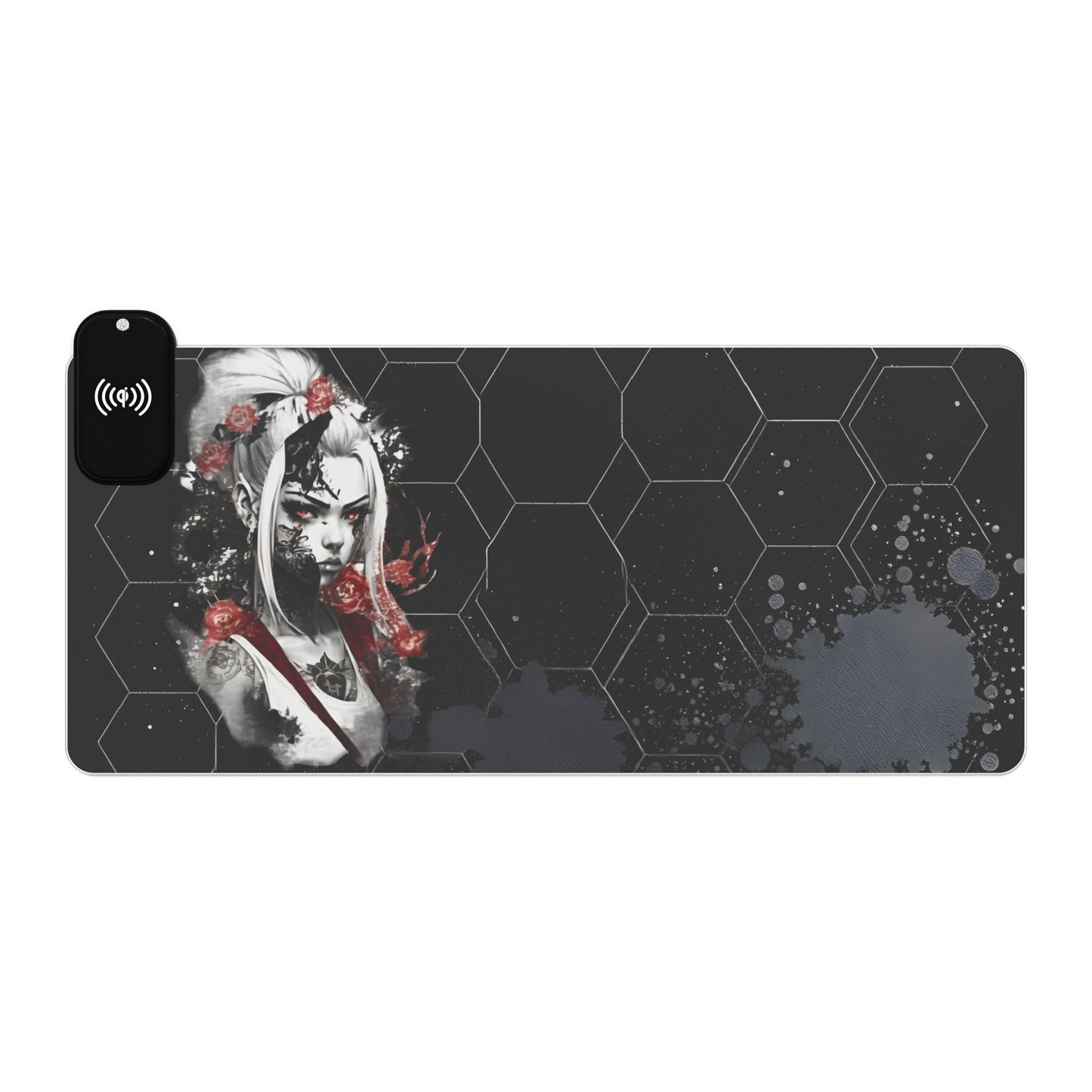 LED Wireless Charging Gaming Mouse Pad - Perfect for Gamers and Tech Enthusiasts