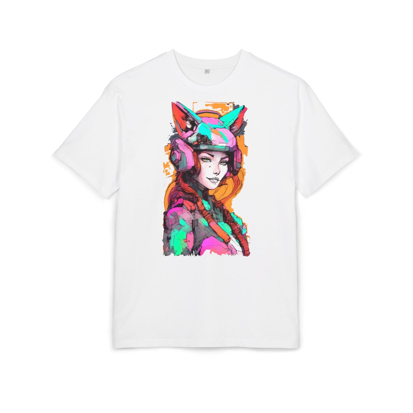 Colorful Artistic Oversized Tee, Graphic T-Shirt, Unisex Casual Wear, Bohemian Style, Gift for Art Lovers, Statement Fashion