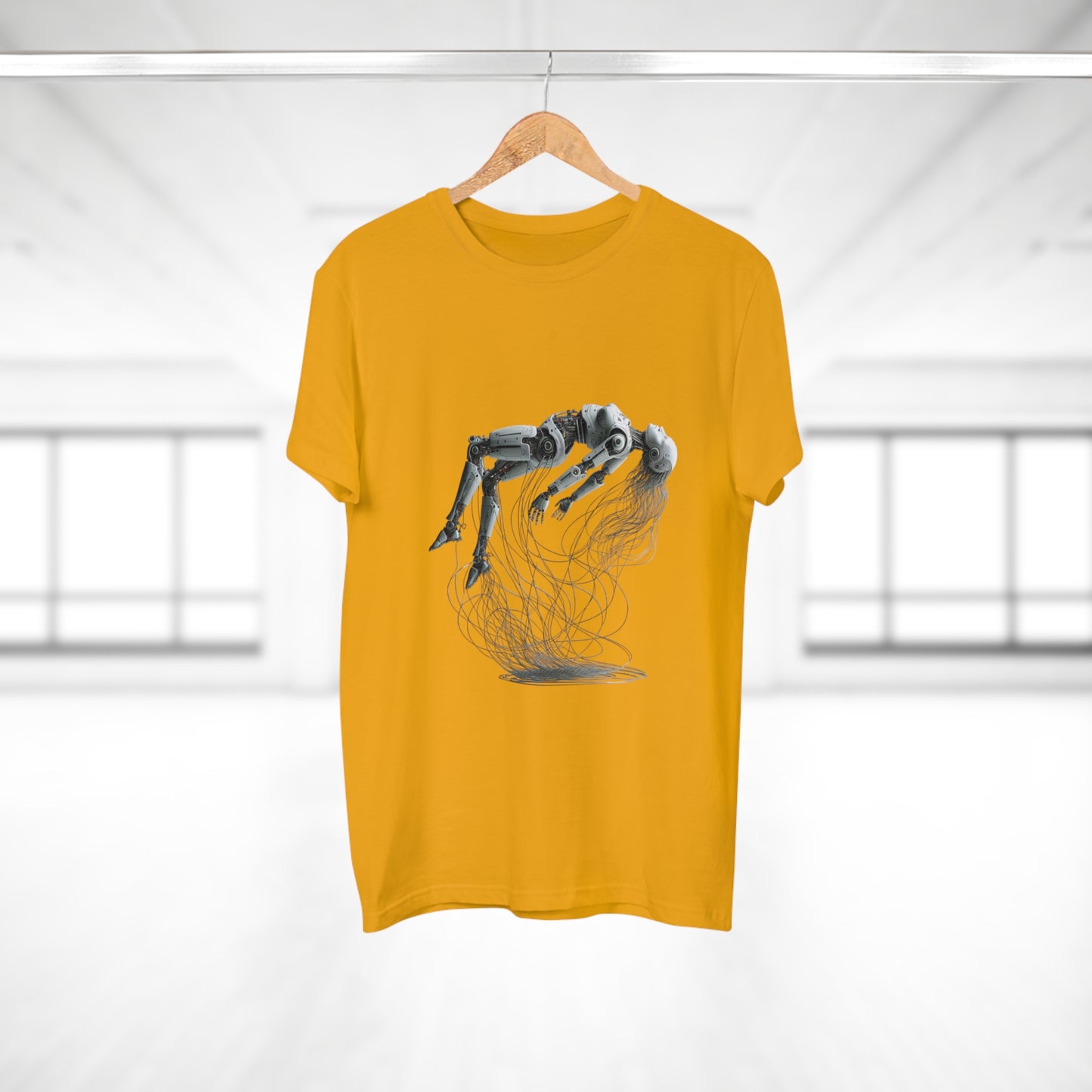 Futuristic Graphic Tee, Cool Unisex T-Shirt for Tech Enthusiasts, Gift for Birthdays, Casual Wear, Unique Art Shirt