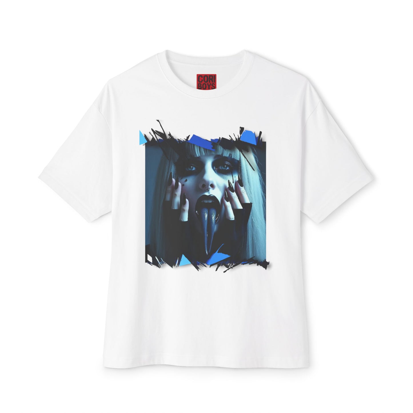 Edgy Oversized Tee - Unisex Graphic Shirt, Streetwear Fashion, Unique Gift for Him/Her, Casual or Trendy Look, Art Enthusiast Apparel